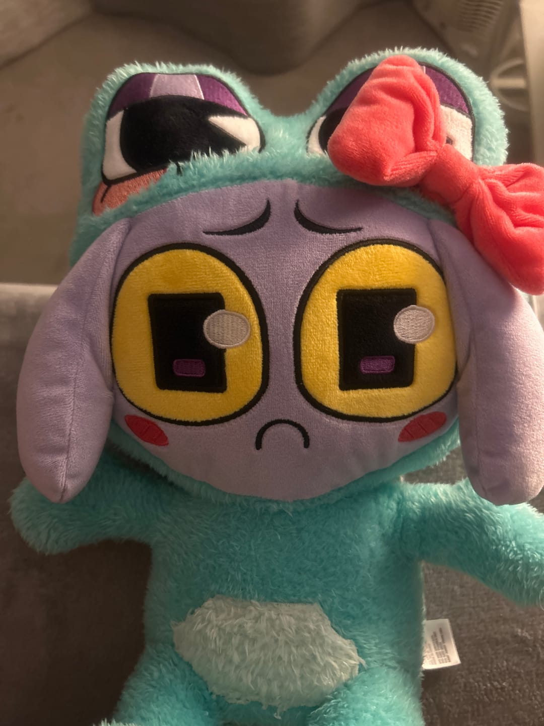 Customer photo review of Ribbit-Suit Jax Plush