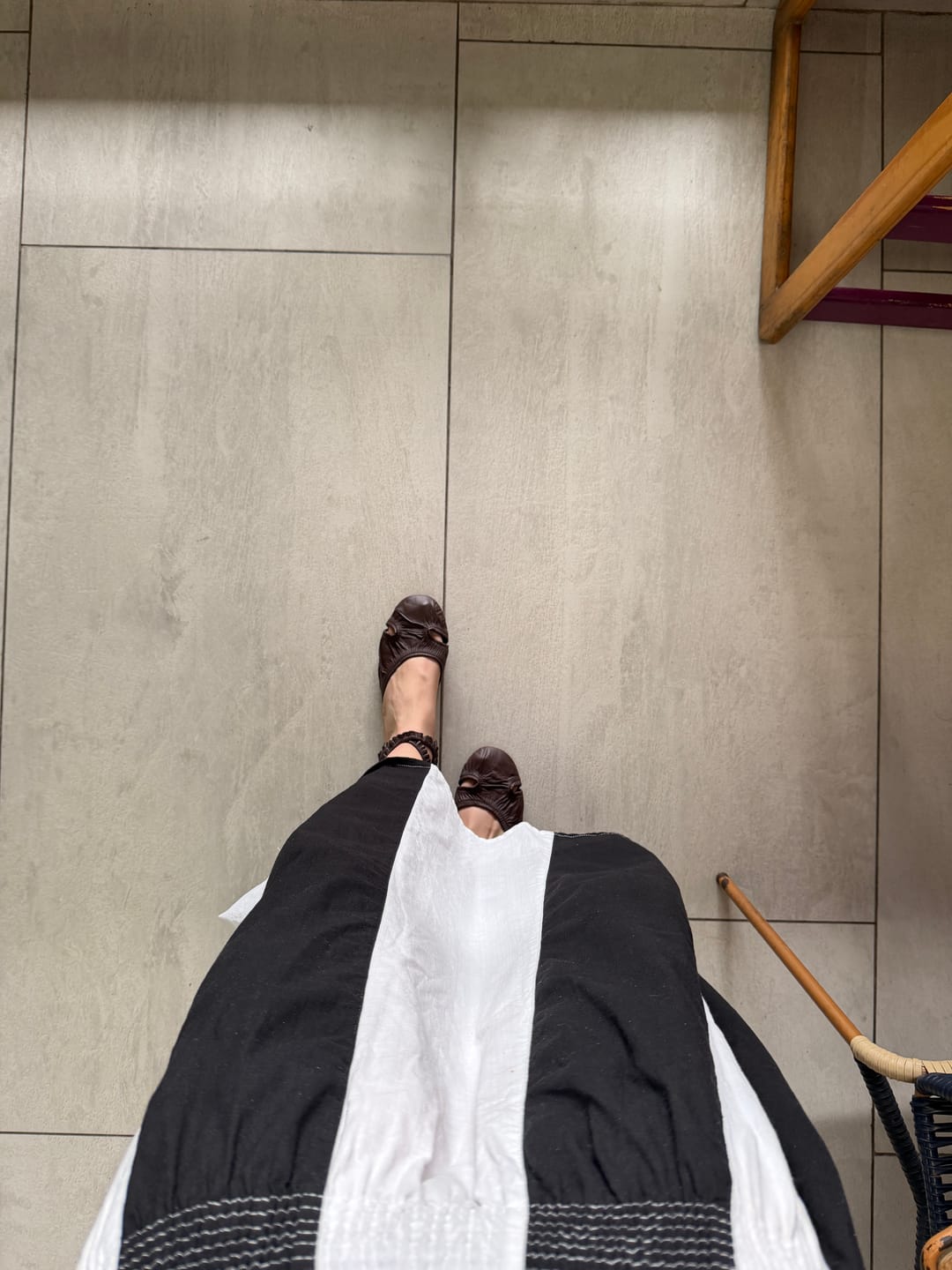 Customer photo review of The Sunset Ballet Flat