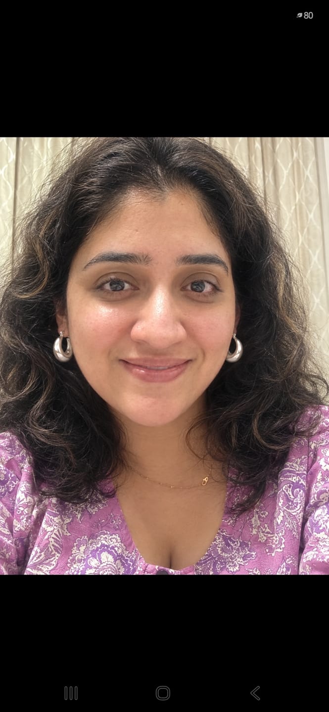 Customer photo review of Bianca Dome Statement Earrings