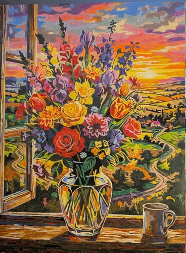 Customer photo review of Design Your Own Paint by Number with AI