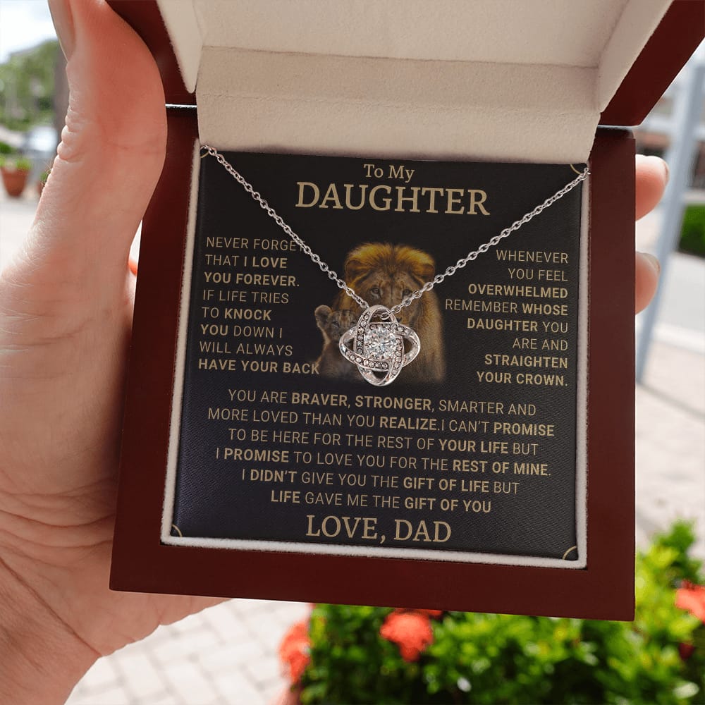 Customer photo review of Gift for Daughter from Dad - A Beautiful Father-Daughter Necklace - gifts daughter
