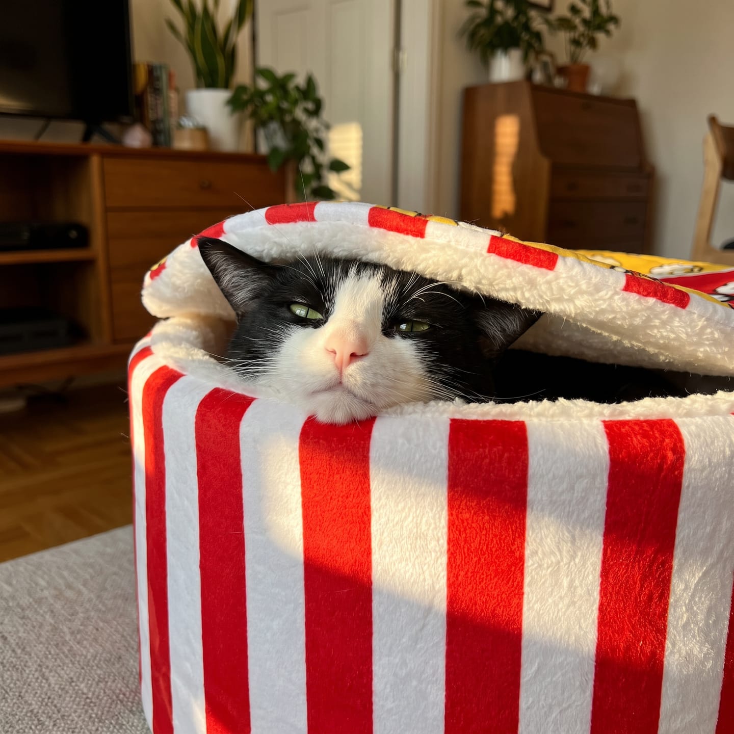 Customer photo review of Cama PopCorn para tu gato