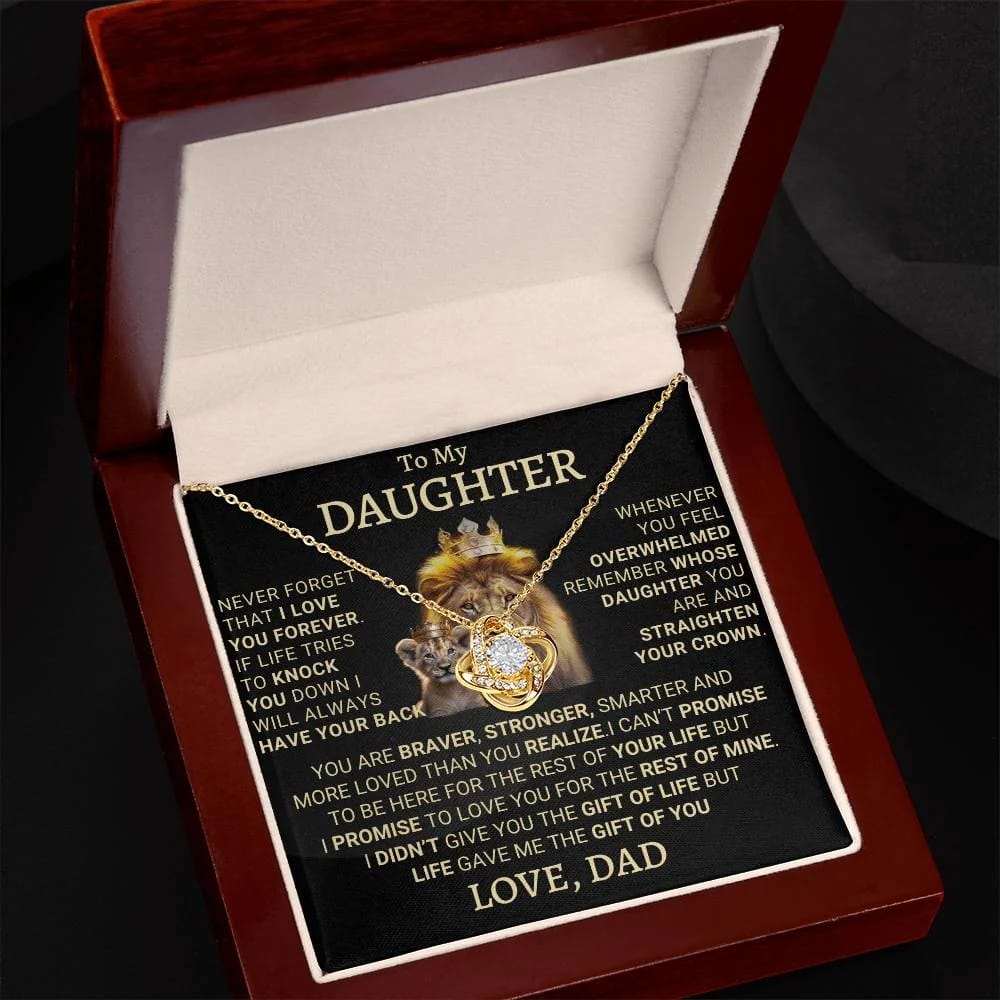Customer photo review of Gift for Daughter from Dad - A Beautiful Father-Daughter Necklace - gifts daughter