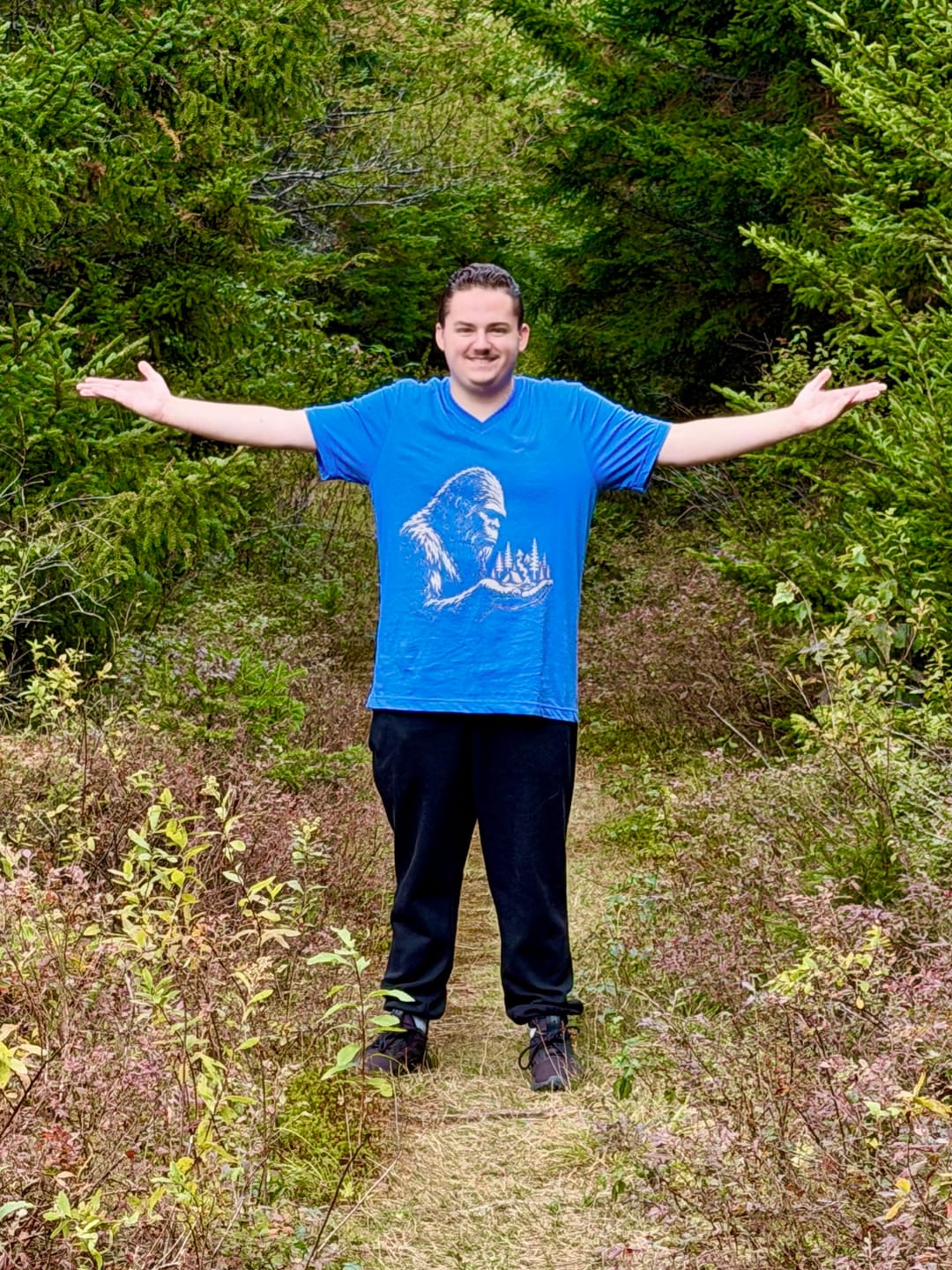Customer photo review of Gurdian of the Wild V-Neck