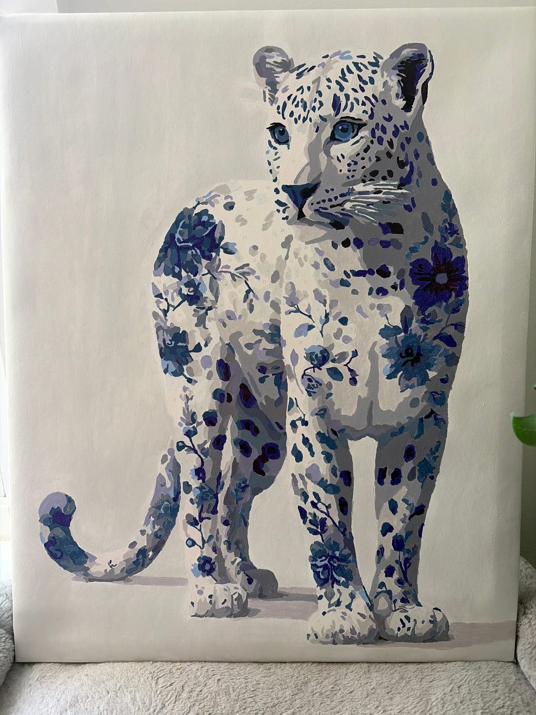 Customer photo review of Porcelain Predator | Paint by Number