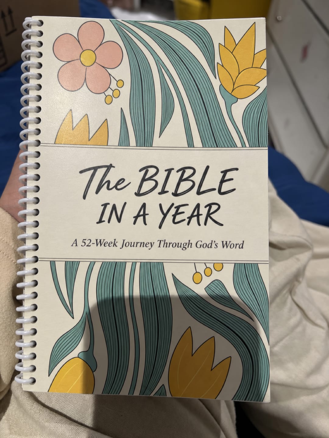 Customer photo review of The Daily Walk with Him: Bible in a Year