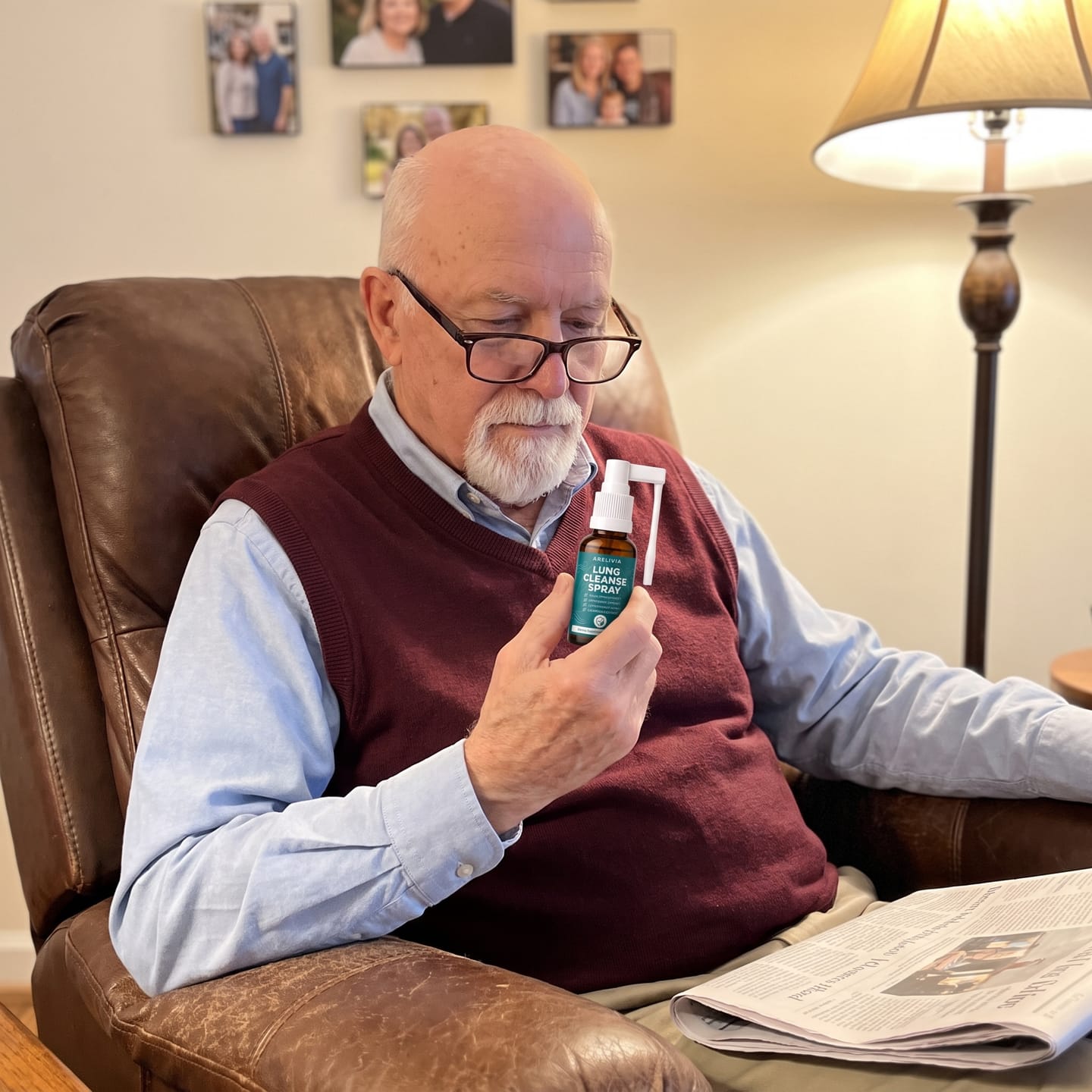 Customer photo review of Arelivia™ Lung Cleansing Spray