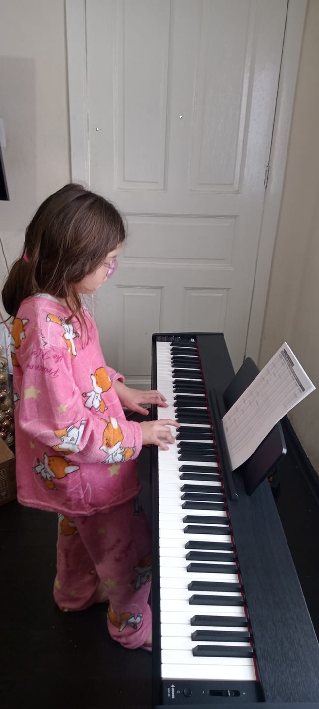 Customer photo review of Donner DDP-50 Beginner Weighted Digital Piano