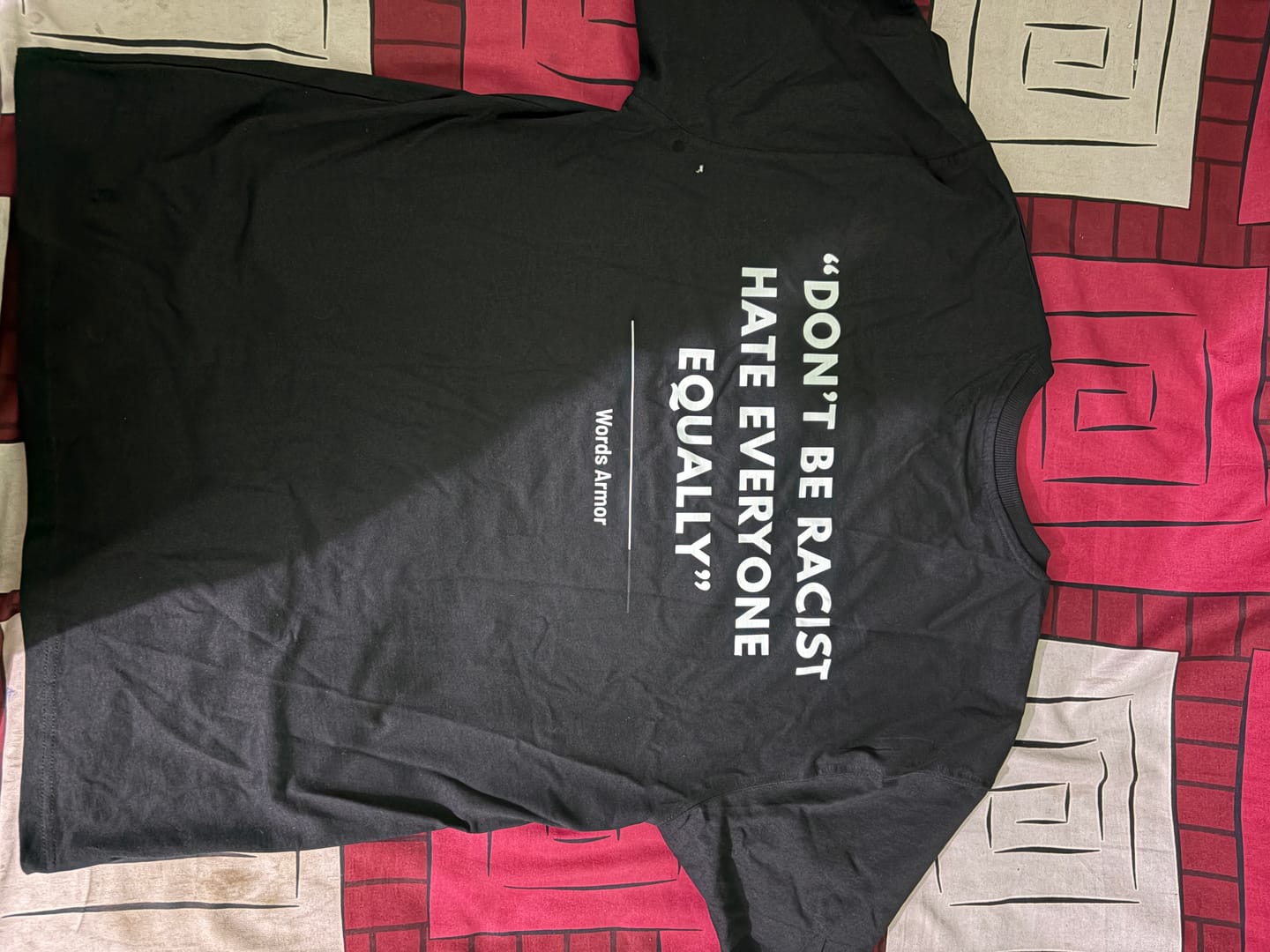 Customer photo review of Funny Meme Drop Shoulder T-Shirt | Multiple Colours
