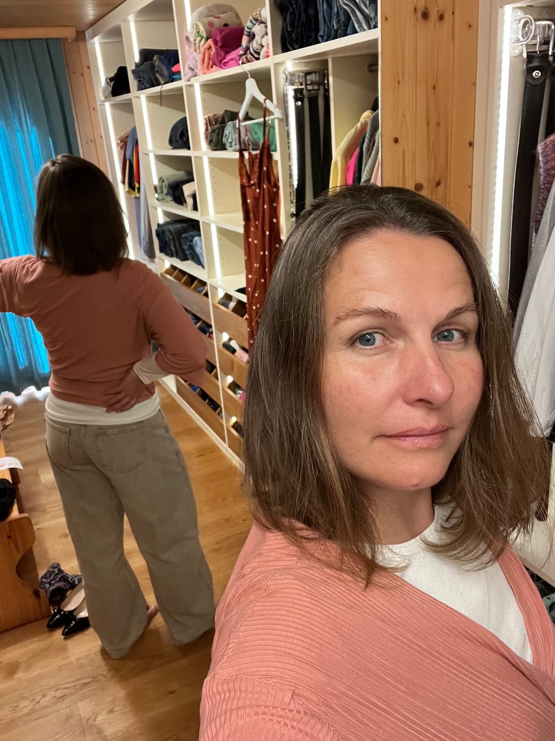 Customer photo review of Winja | Kurzärmlige Wickelbluse | Rippjersey Dusty rose