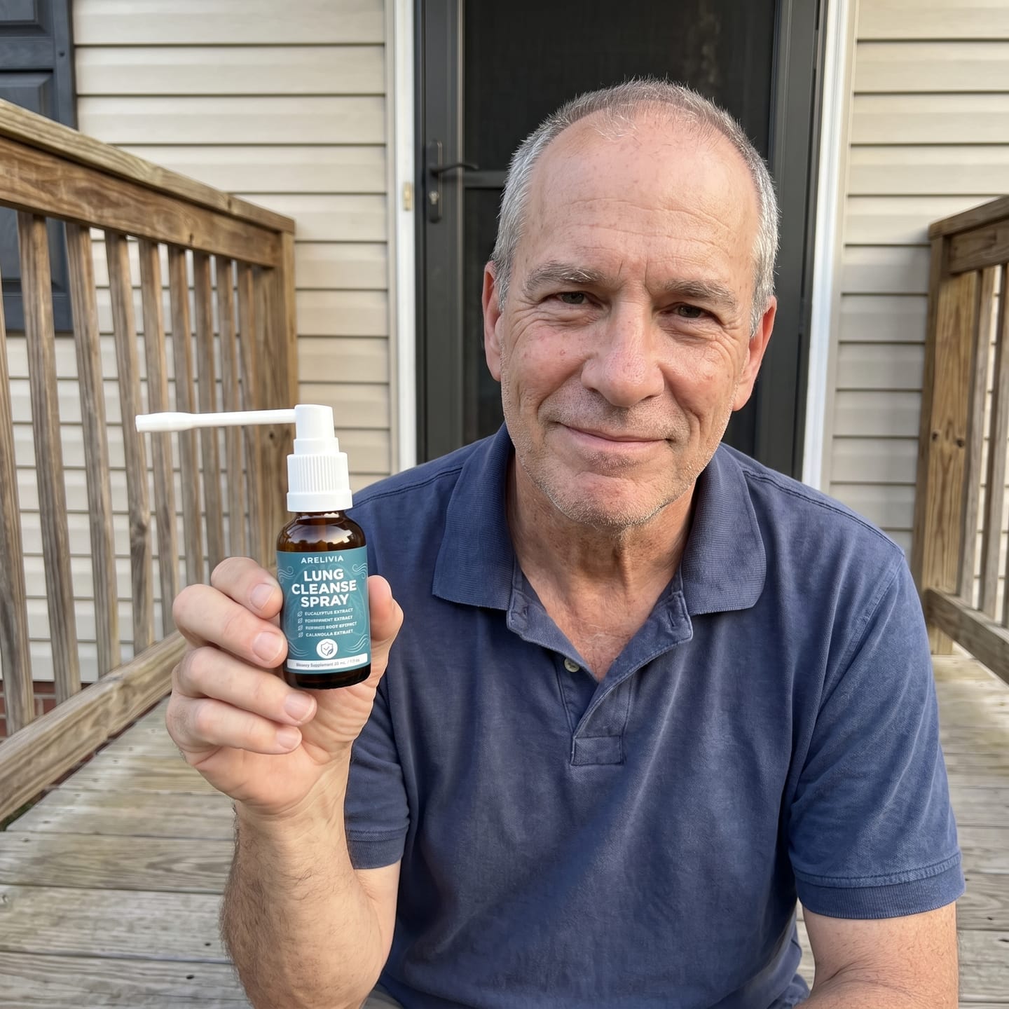 Customer photo review of Arelivia™ Lung Cleansing Spray