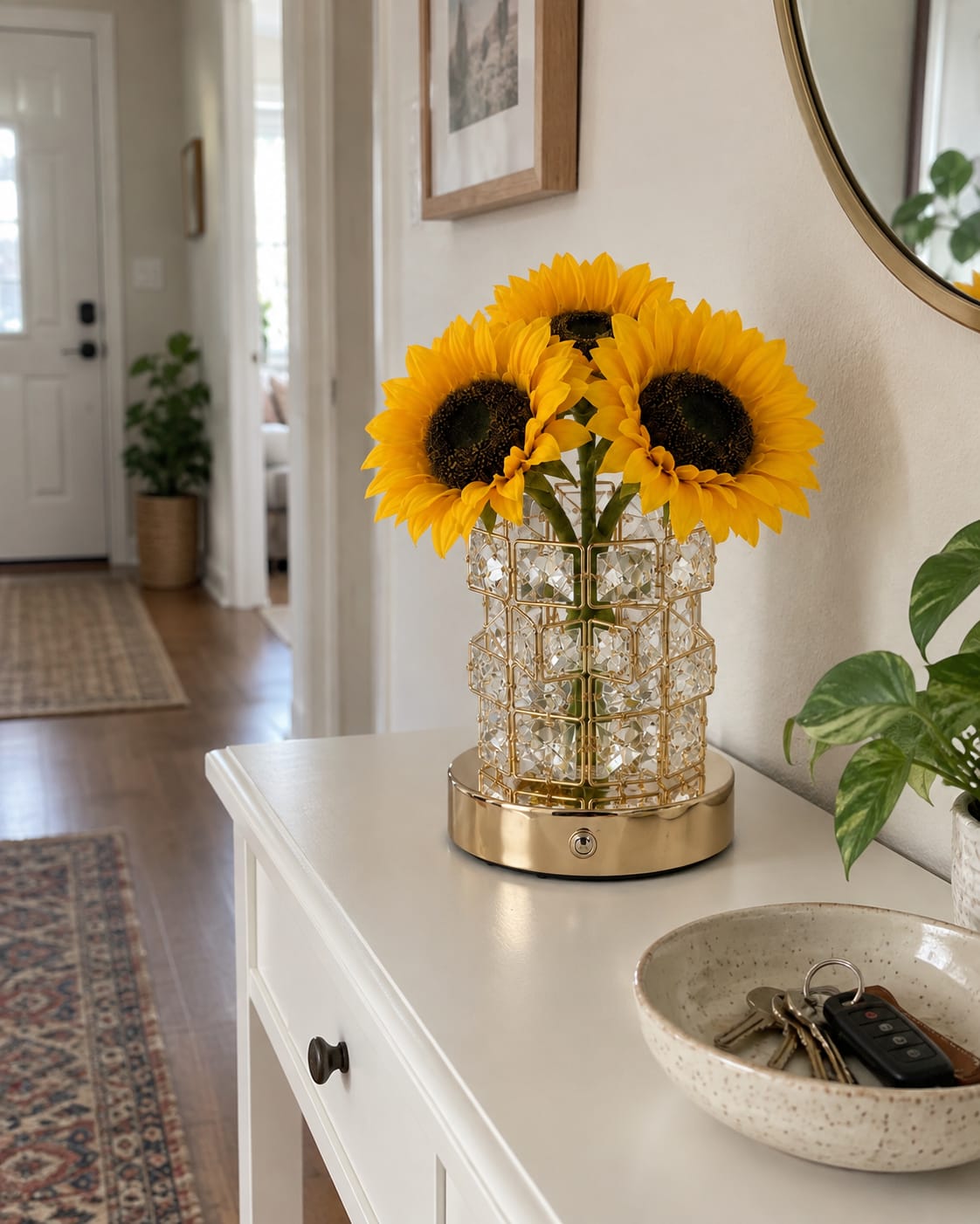Customer photo review of Sunflower Bloom Lamp