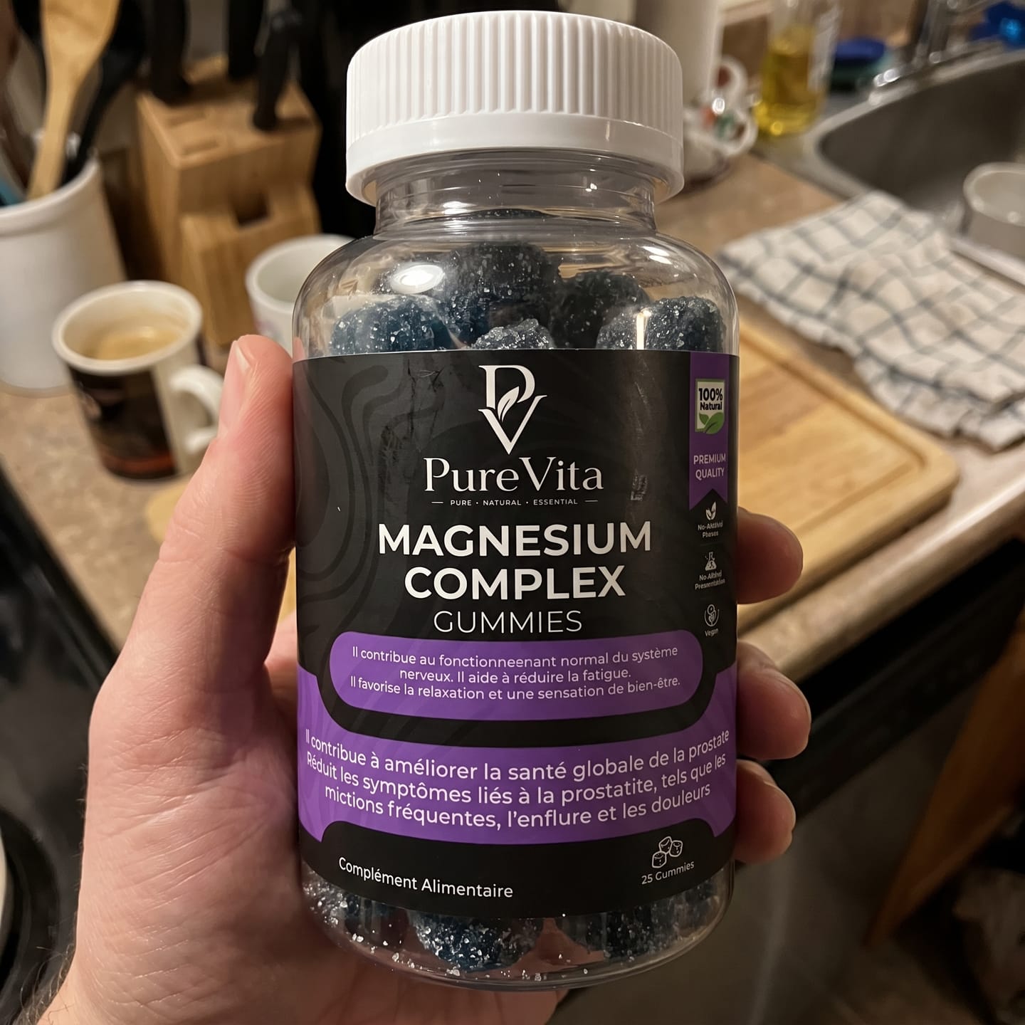 Customer photo review of Magnésium Complexe De PureVita (Gummies)