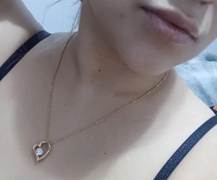 Customer photo review of Gift for Daughter from Dad - A Beautiful Father-Daughter Necklace - gifts daughter