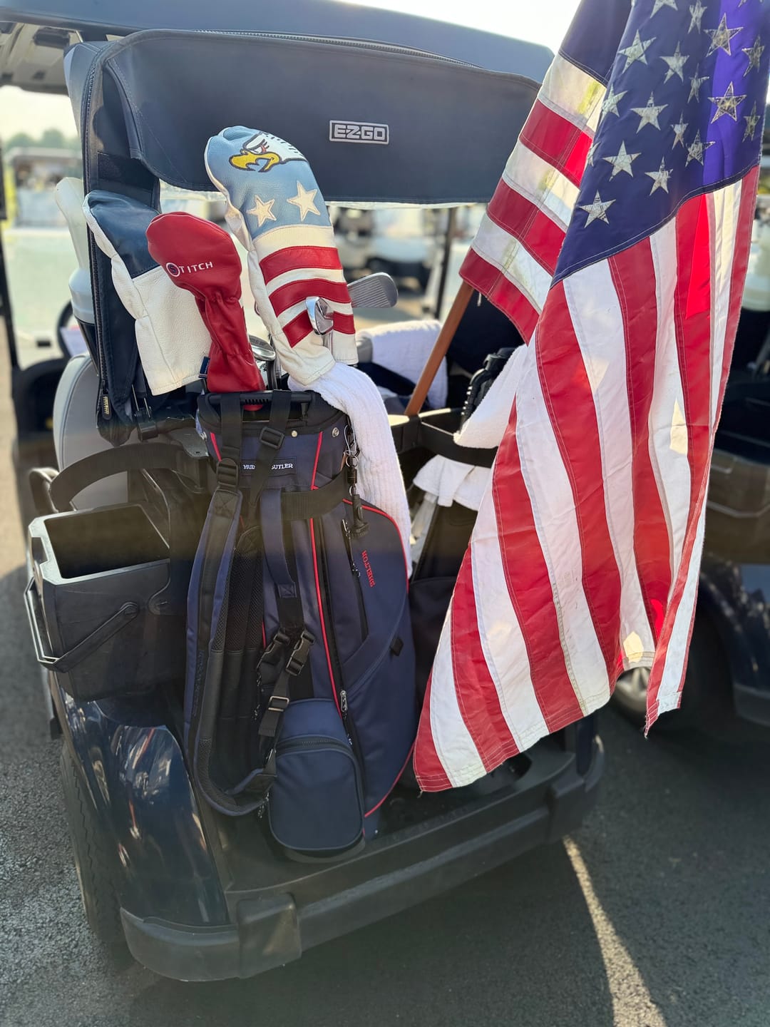 Customer photo review of Hudson Looper Golf Bag 2.0