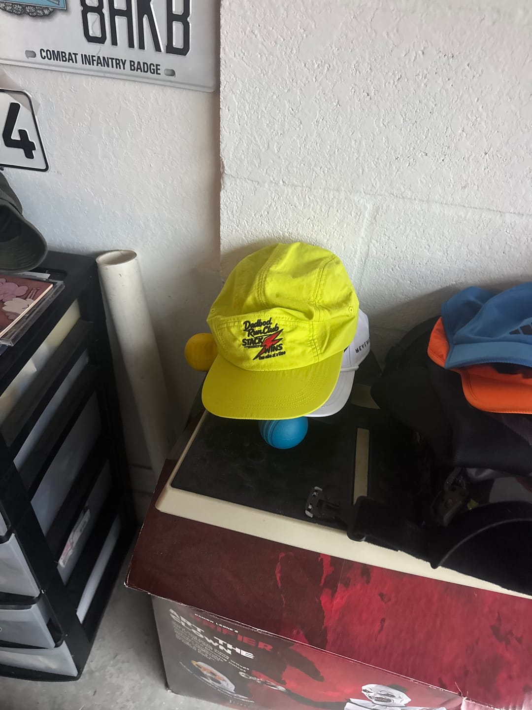 Customer photo review of Dadbod Running Athletic Hat - Stack Wins Edition