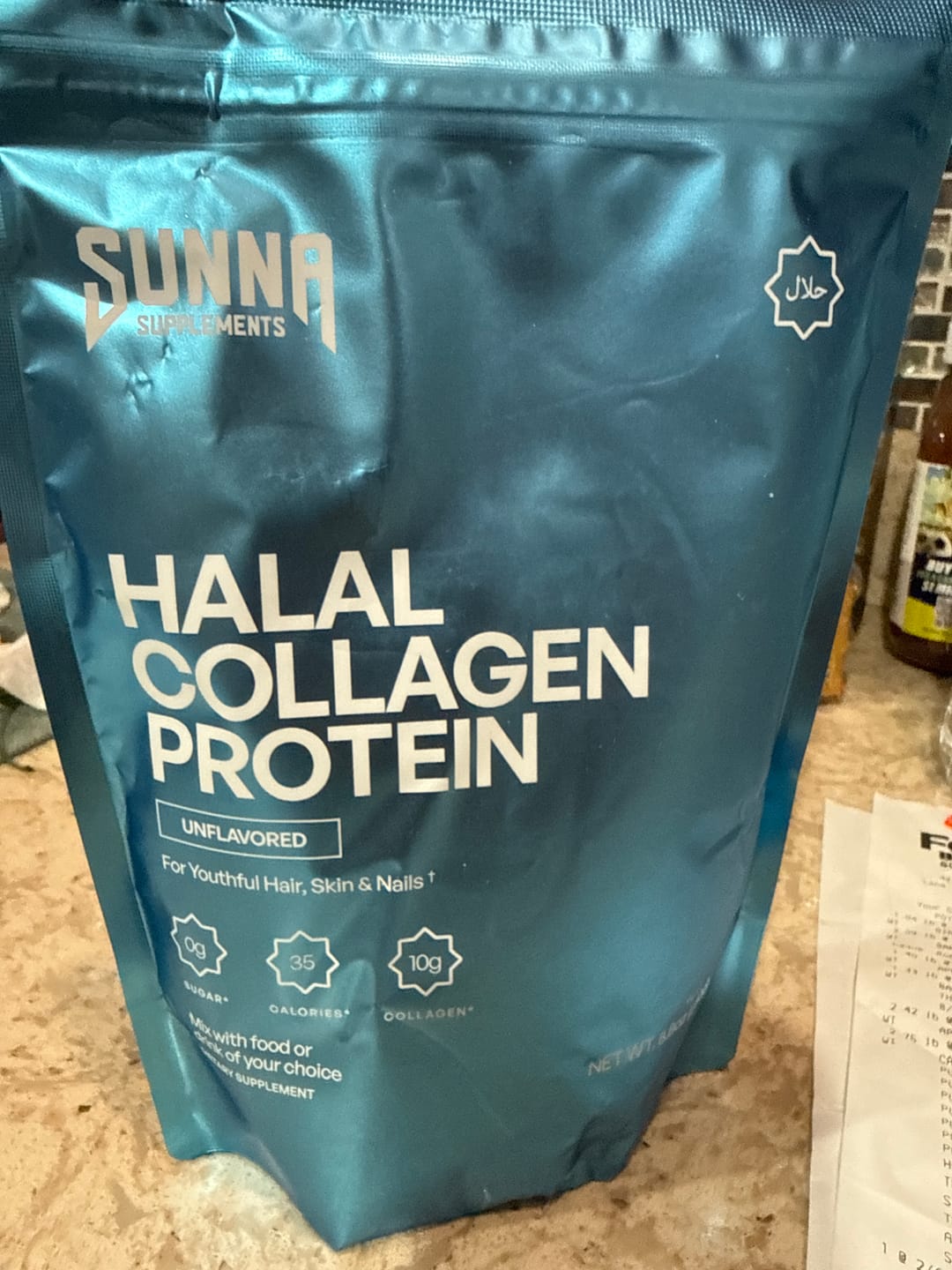 Customer photo review of Halal Collagen Protein