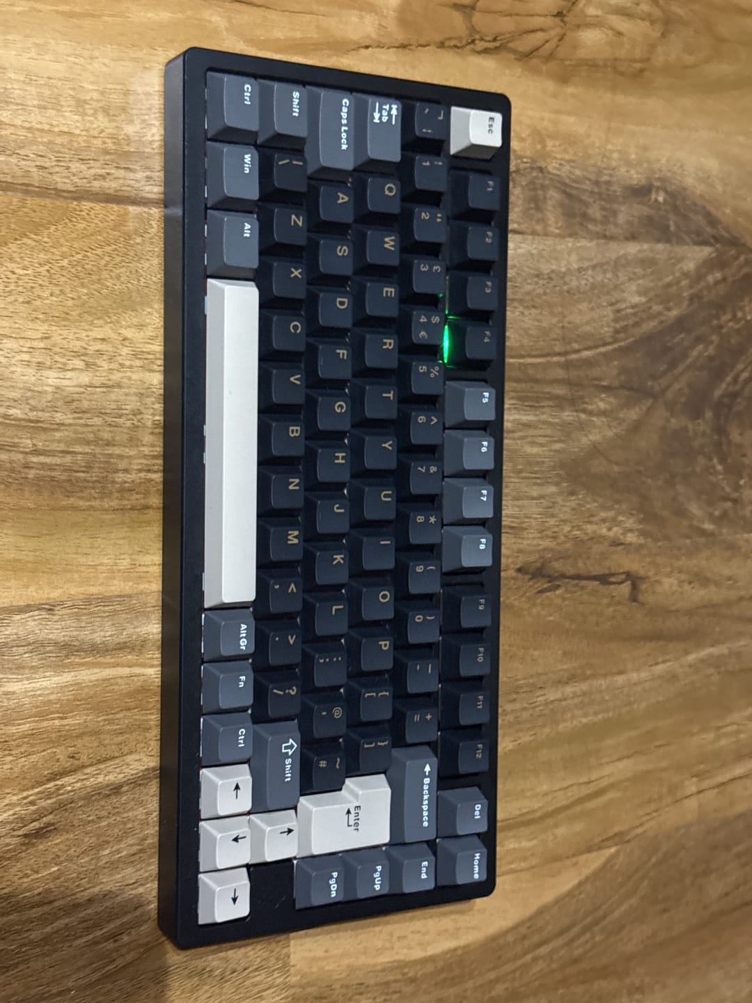 Customer photo review of Wobkey Rainy75 Pro RGB – 75% Mechanical Keyboard (UK ISO)