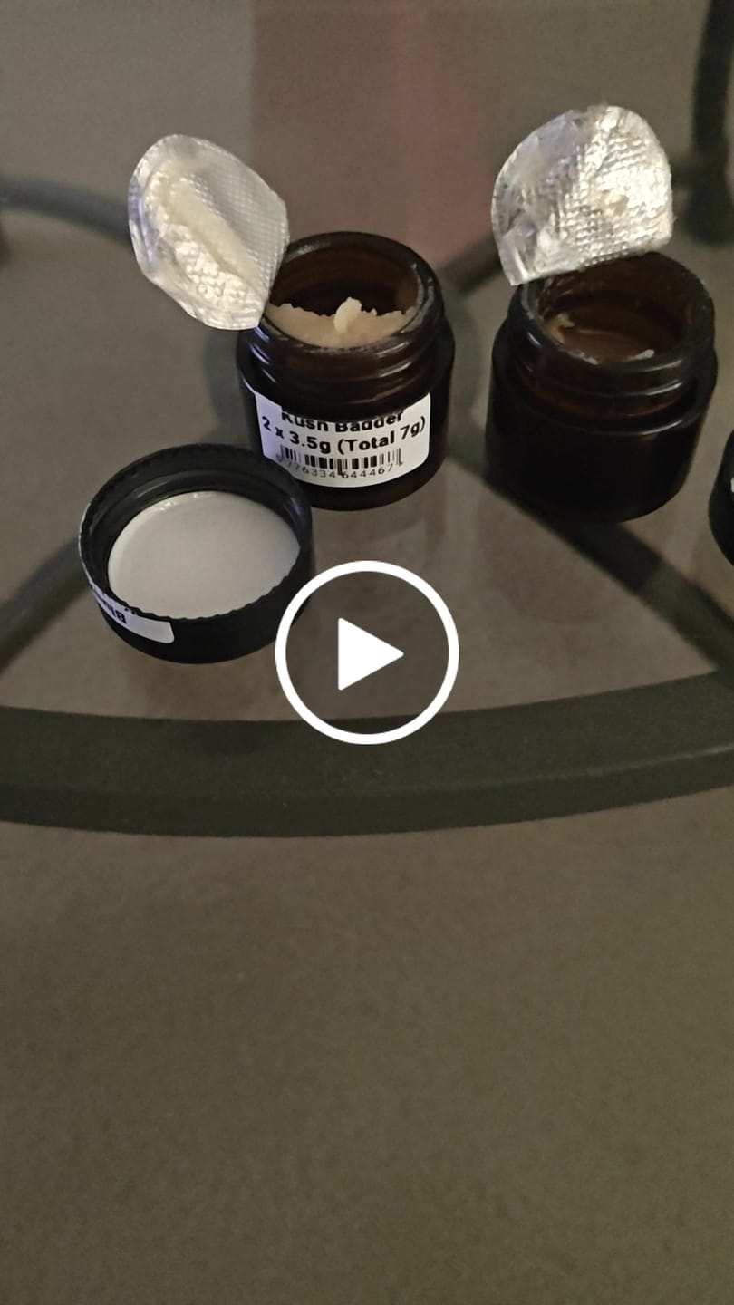 Customer video review of Blueberry Kush Badder 7G(Buy 1 Get 1)
