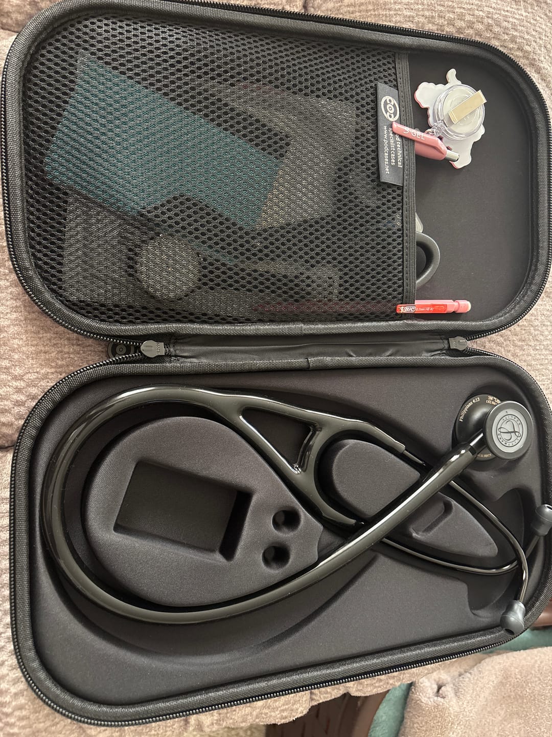 Customer photo review of Pod Technical Cardiopod II Stethoscope Case for all Littmann Stethoscopes - All Black