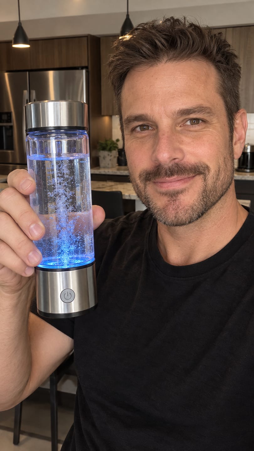 Customer photo review of Botella de Agua de Hidrógeno