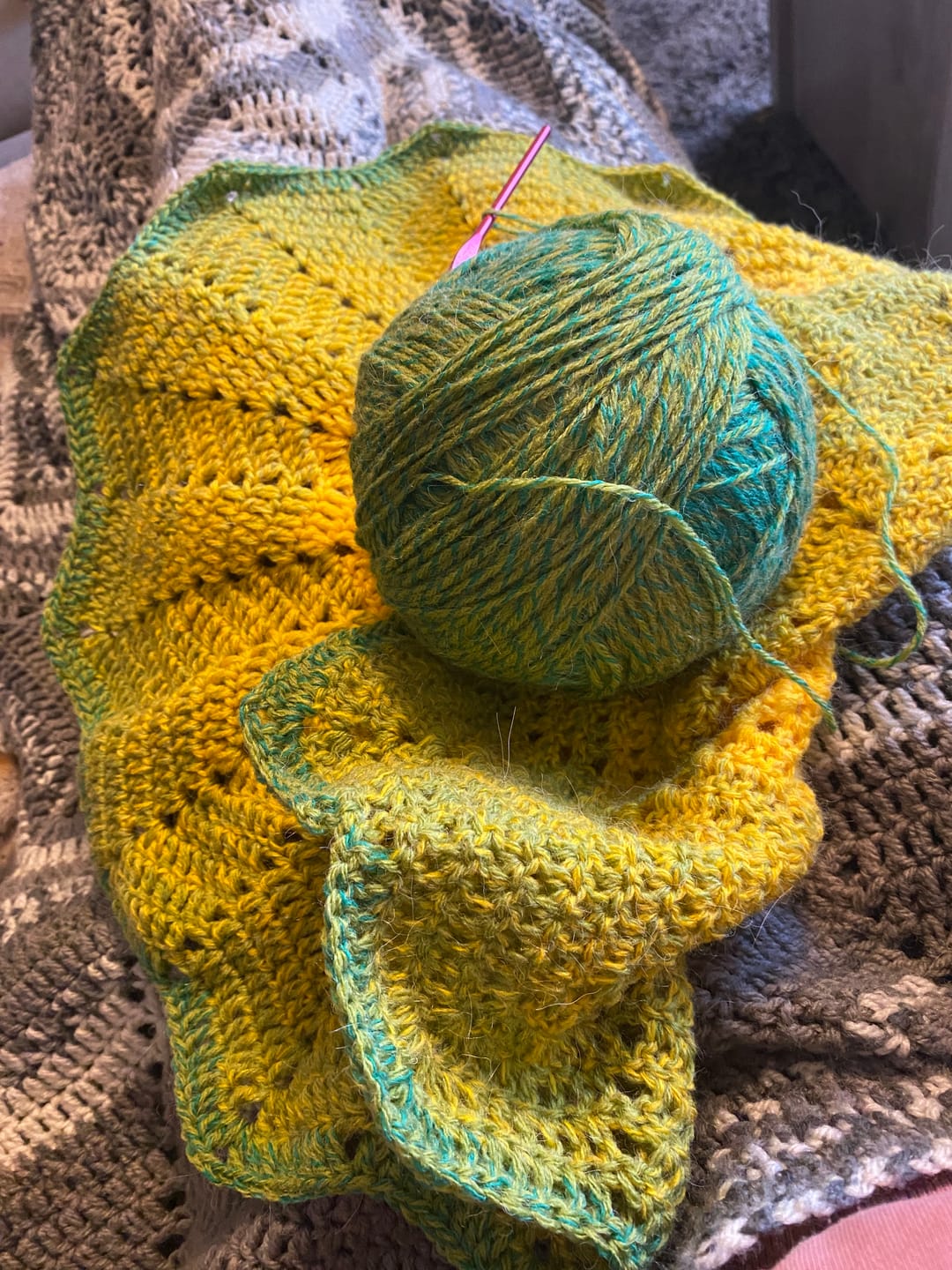 Customer photo review of YarnArt Flowers Alpaca