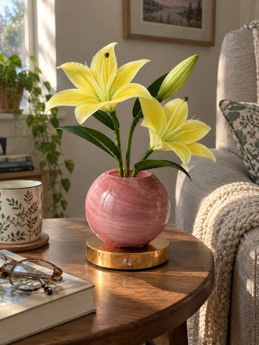 Customer photo review of Lily Bloom Lamp