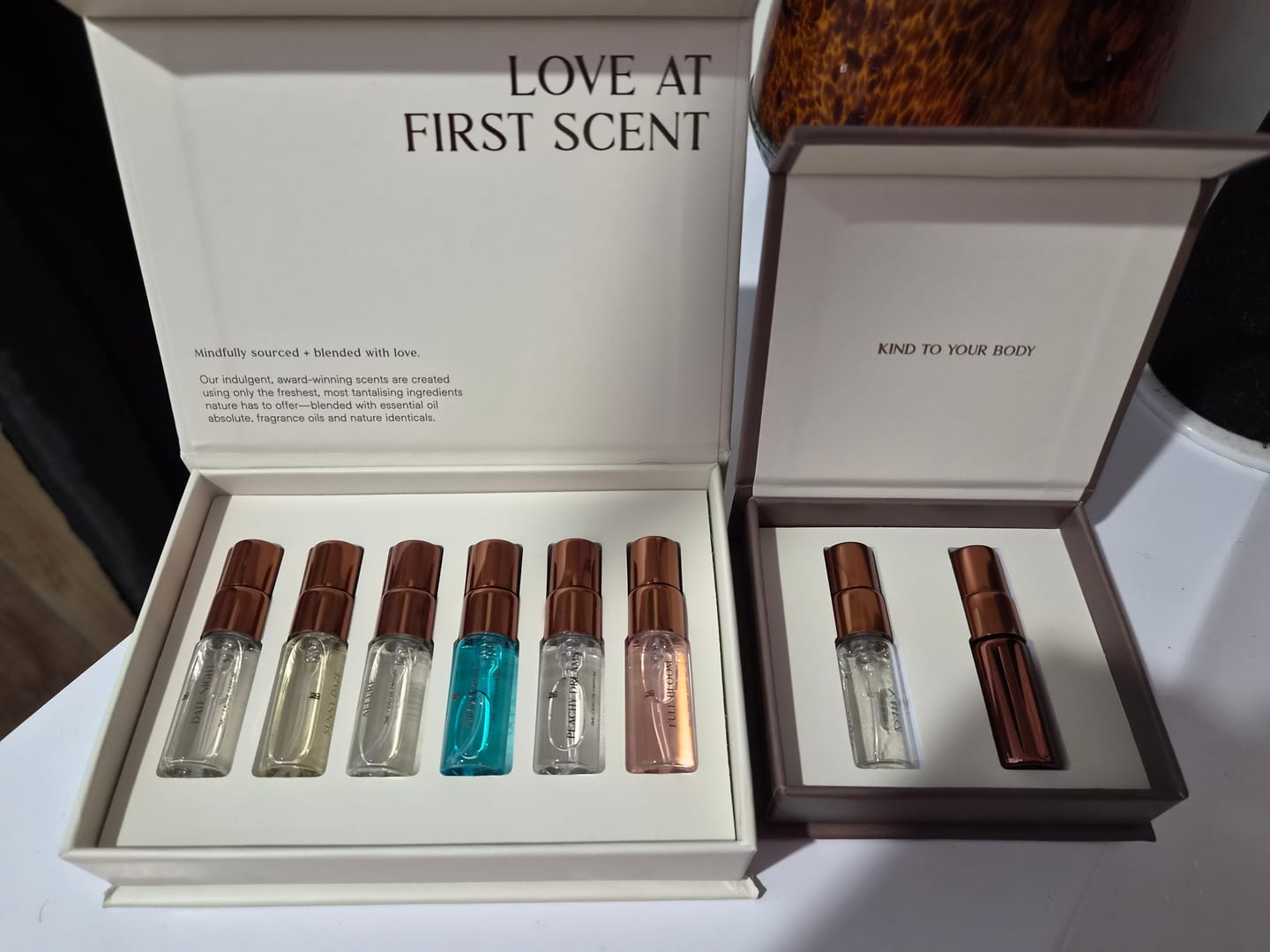 Customer photo review of Discover Your Scent Starter Pack