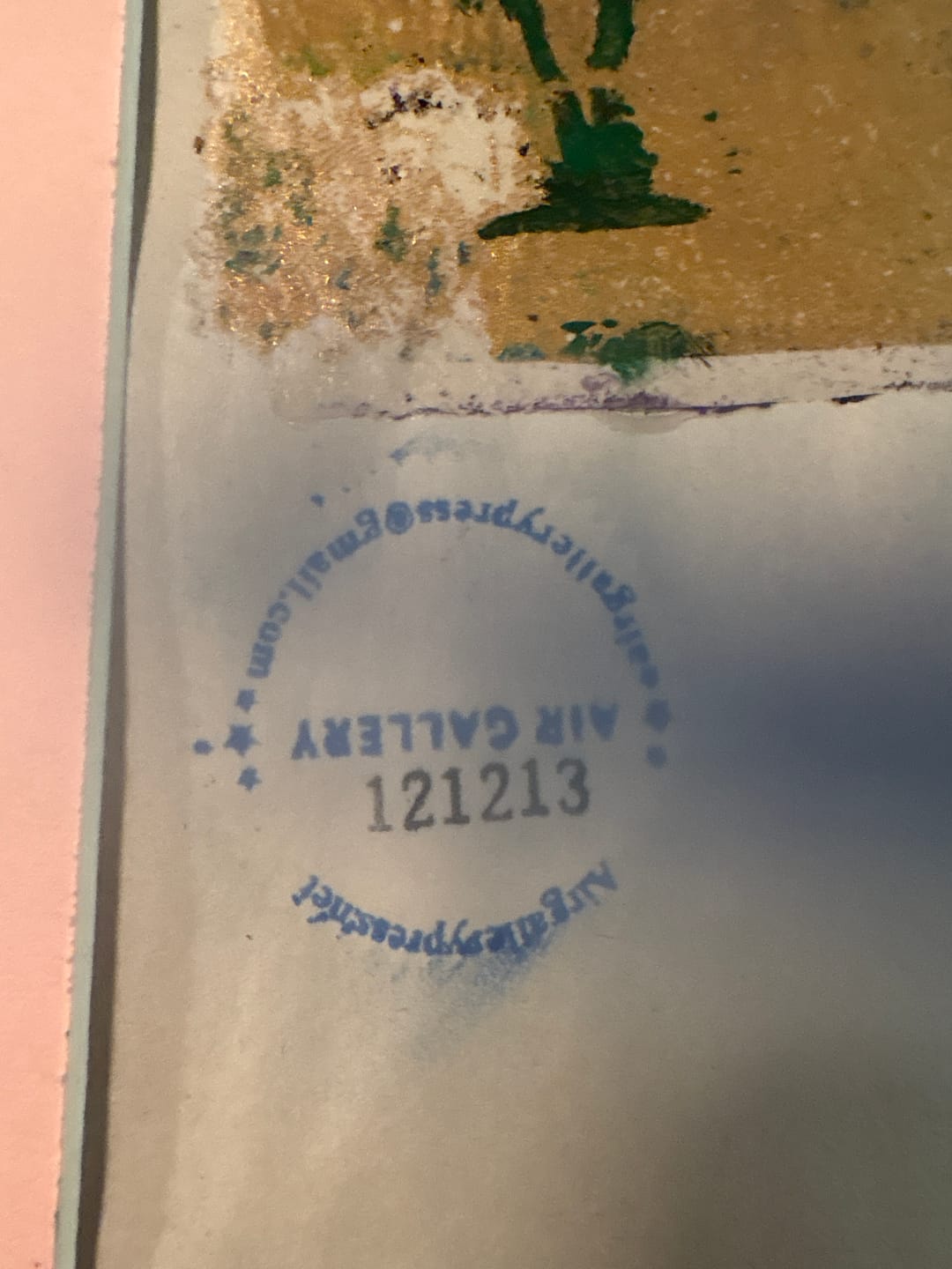 Customer photo review of Custom Address, Name & Monogram - Personalized Stamp