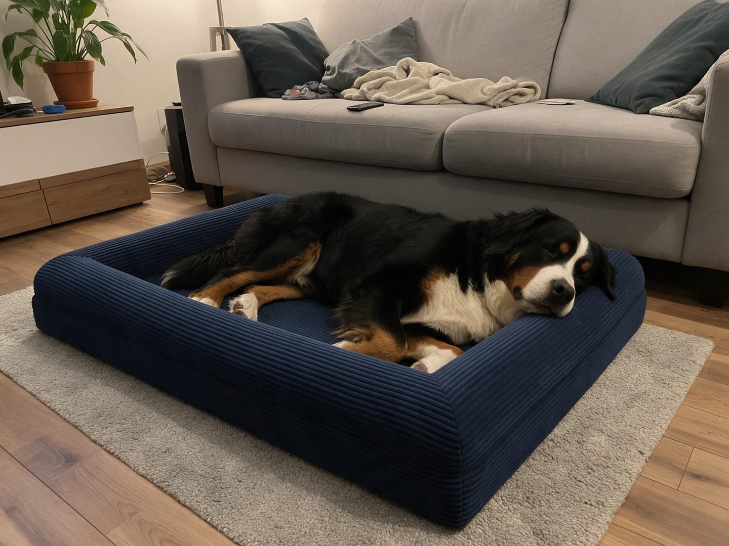 Customer photo review of Orthopedische Hondenbed - Floral Jacquard