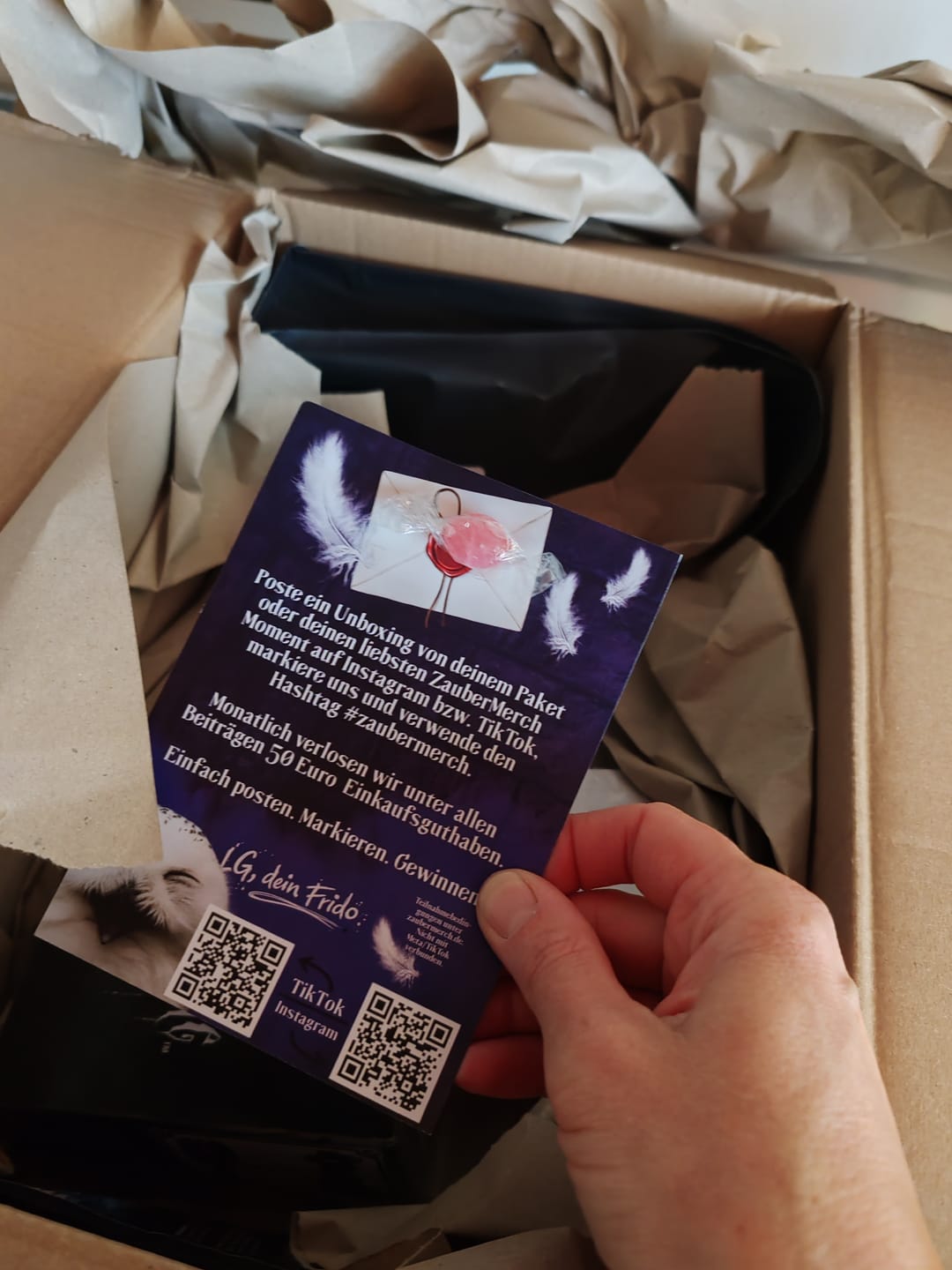 Customer photo review of Packaging
