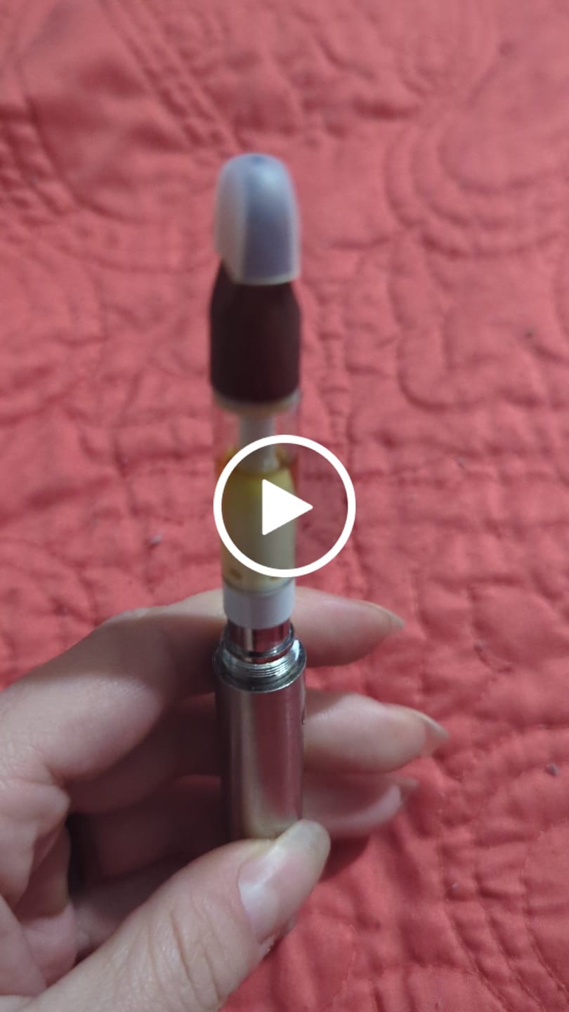Customer video review of Blueberry OG THC Vape Cart Indica