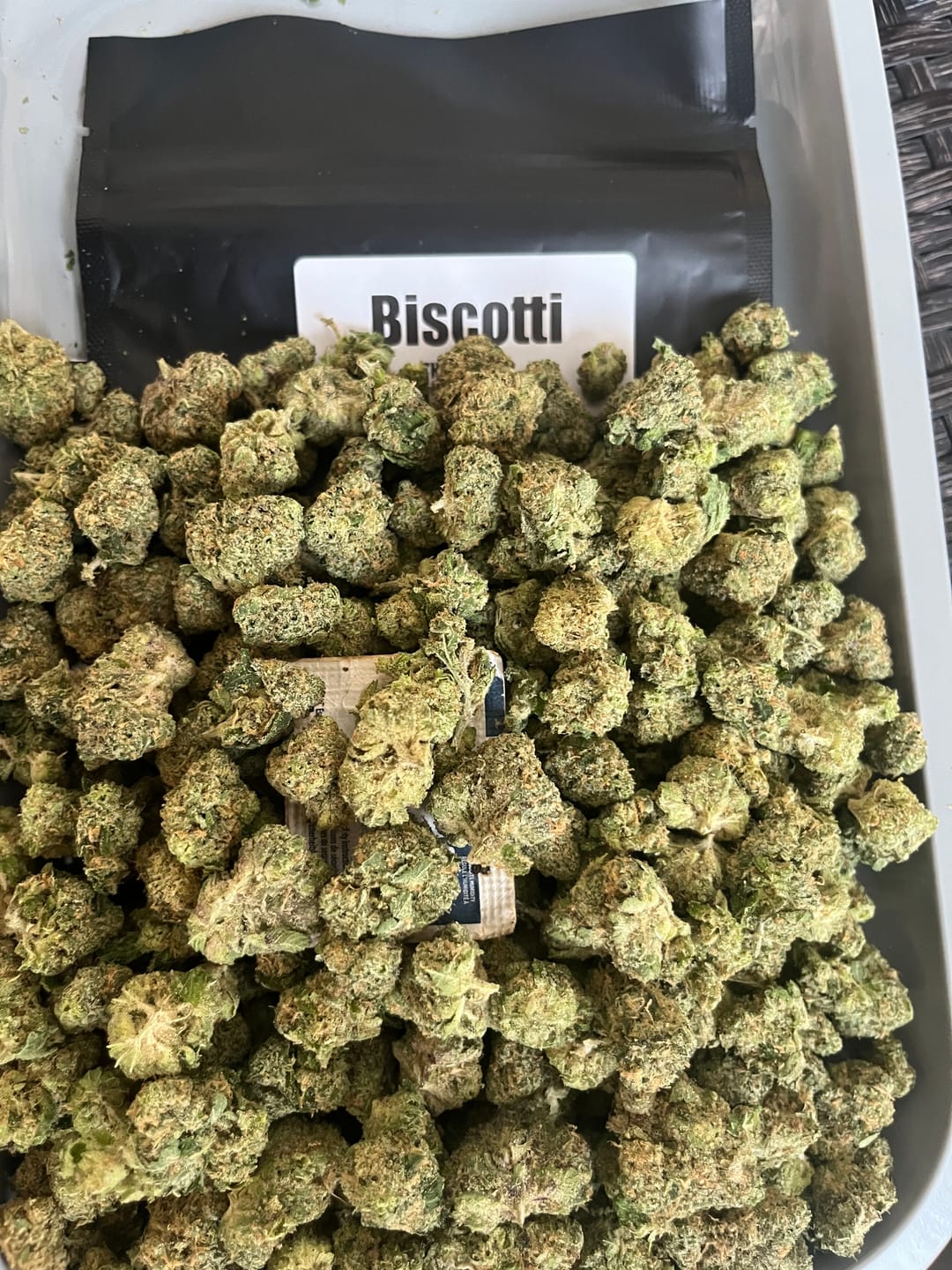 Customer photo review of Biscotti THCA Flower (Premium)