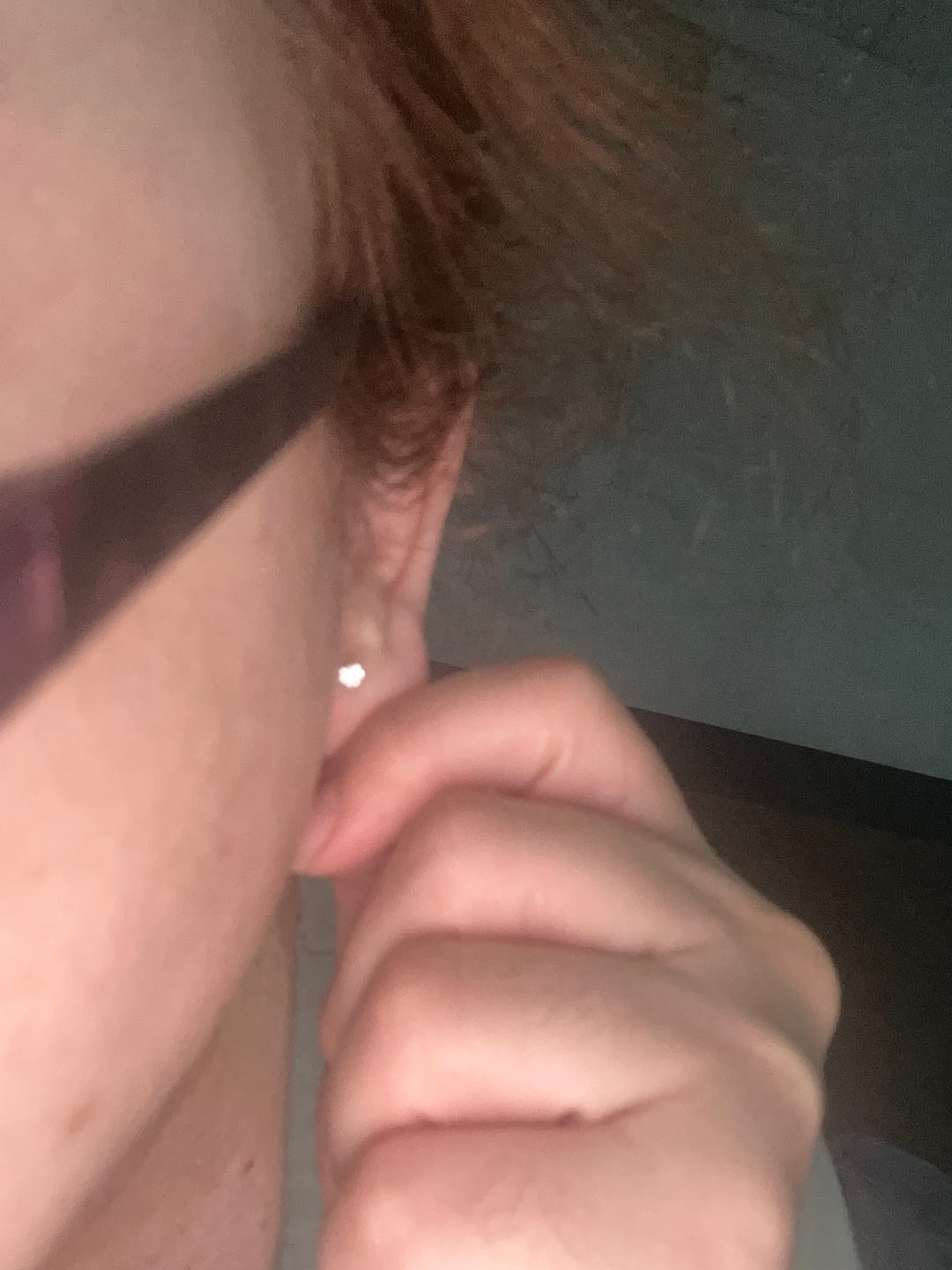 Customer photo review of Arete Plateado Acero Inoxidable Primera Perforacion