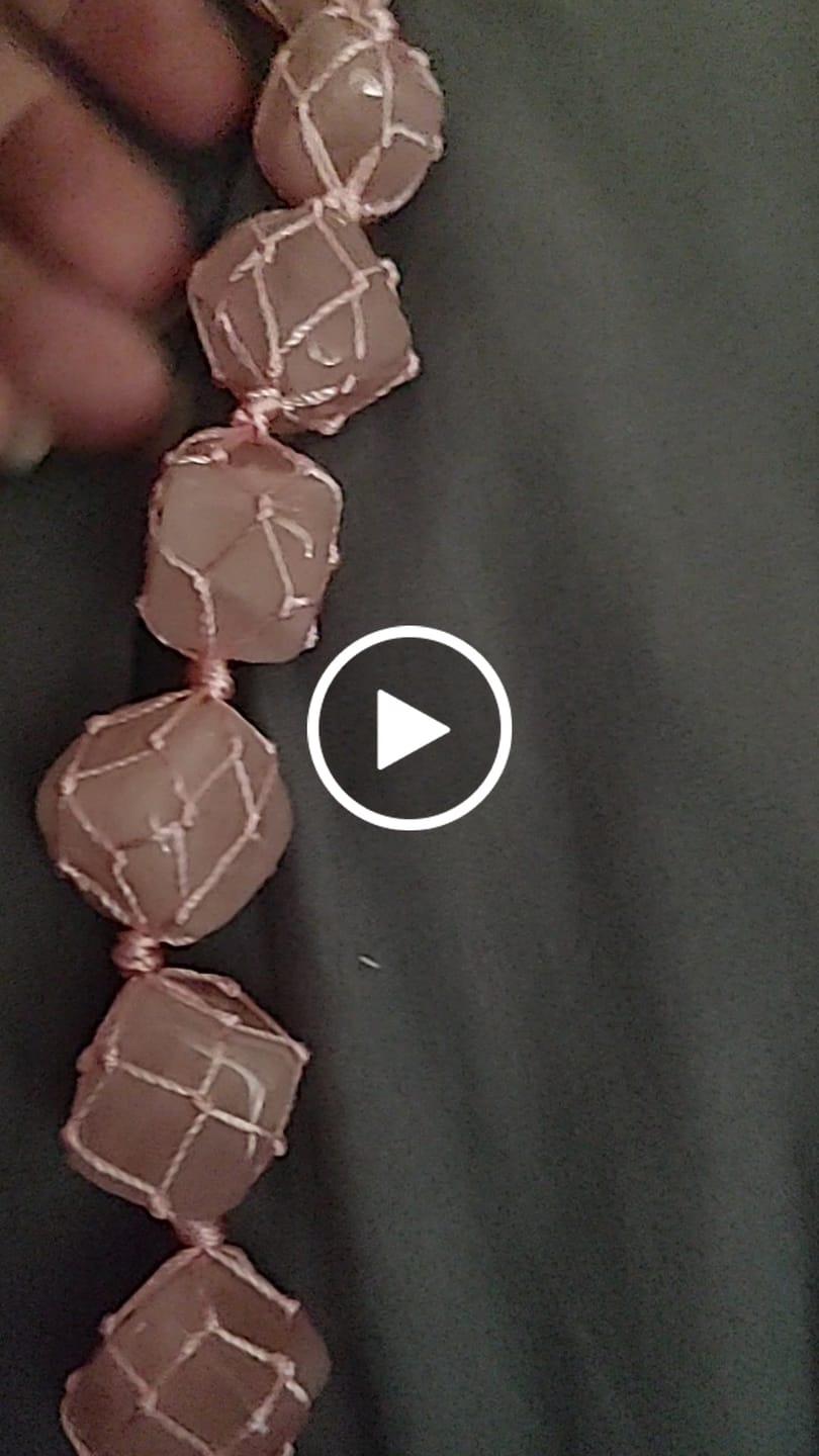 Customer video review of 7 Chakra Natural Gemstone Tassel