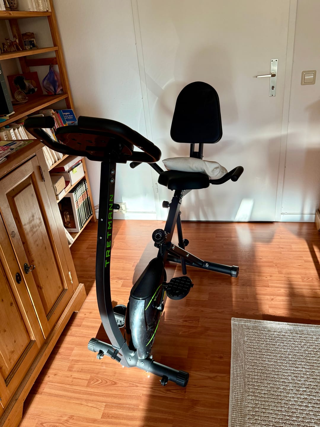 Customer photo review of Tretmann RIDE- Heimtrainer mit tiefem Einstieg