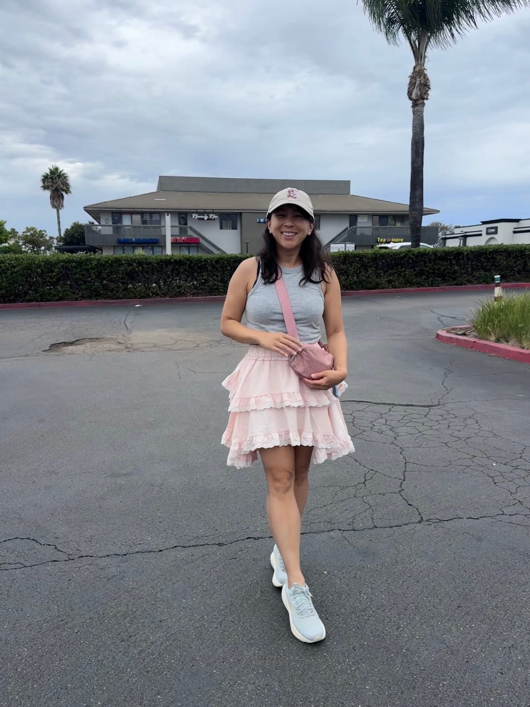 Customer photo review of *pre-order* Lila Ruffle Skort