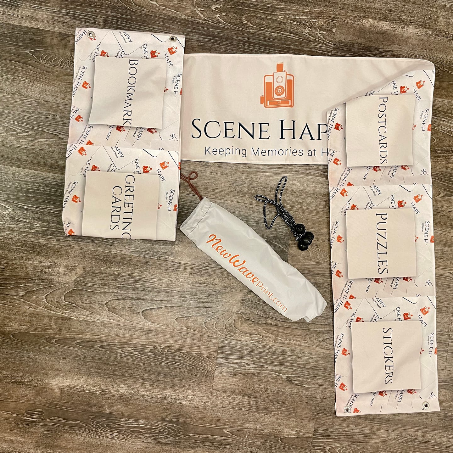 Customer photo review of Custom canopy valance banner for 10x 10 canopy