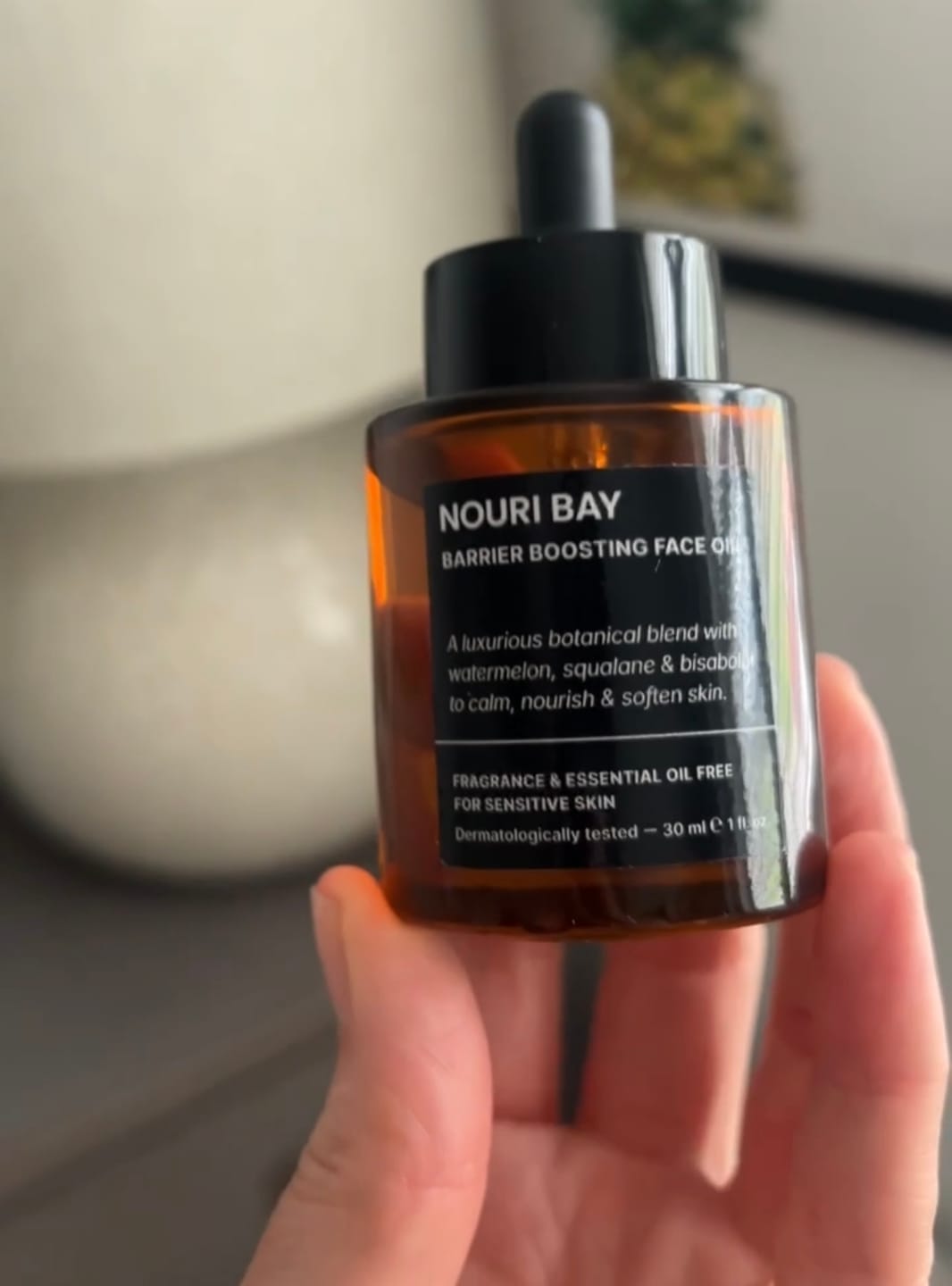 Customer photo review of Barrier Boosting Face Oil — Fragrance & E.O Free