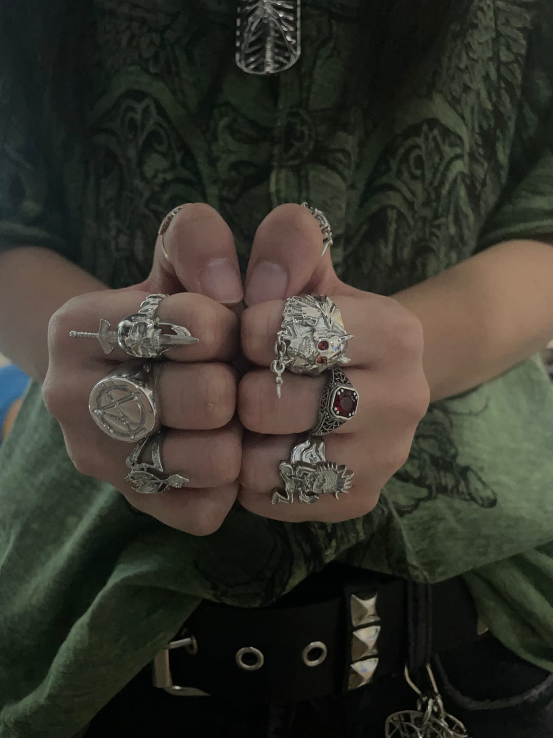 Customer photo review of ANARCHY SIGNET RING