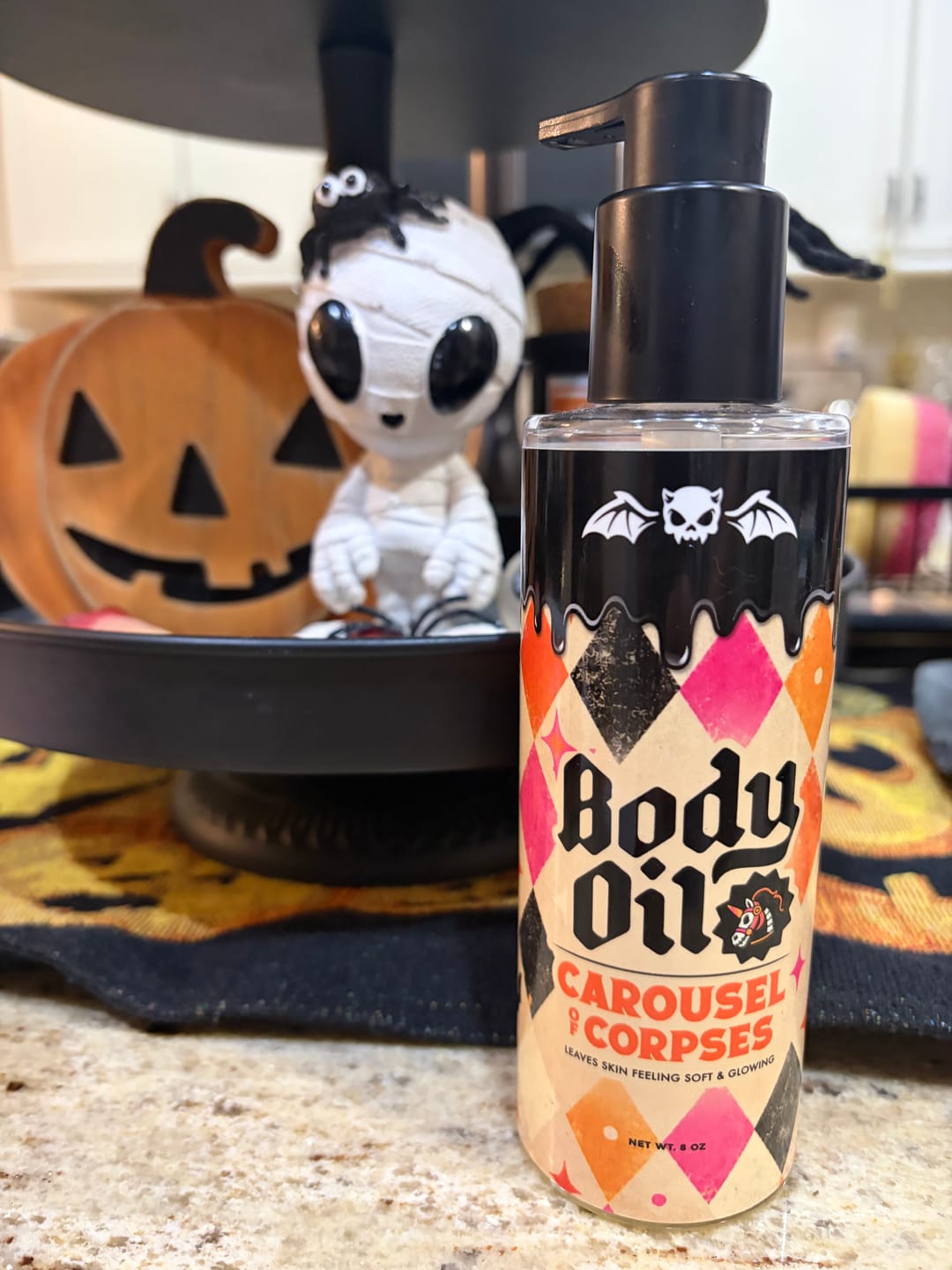 Customer photo review of Carousel Of Corpses Body Oil