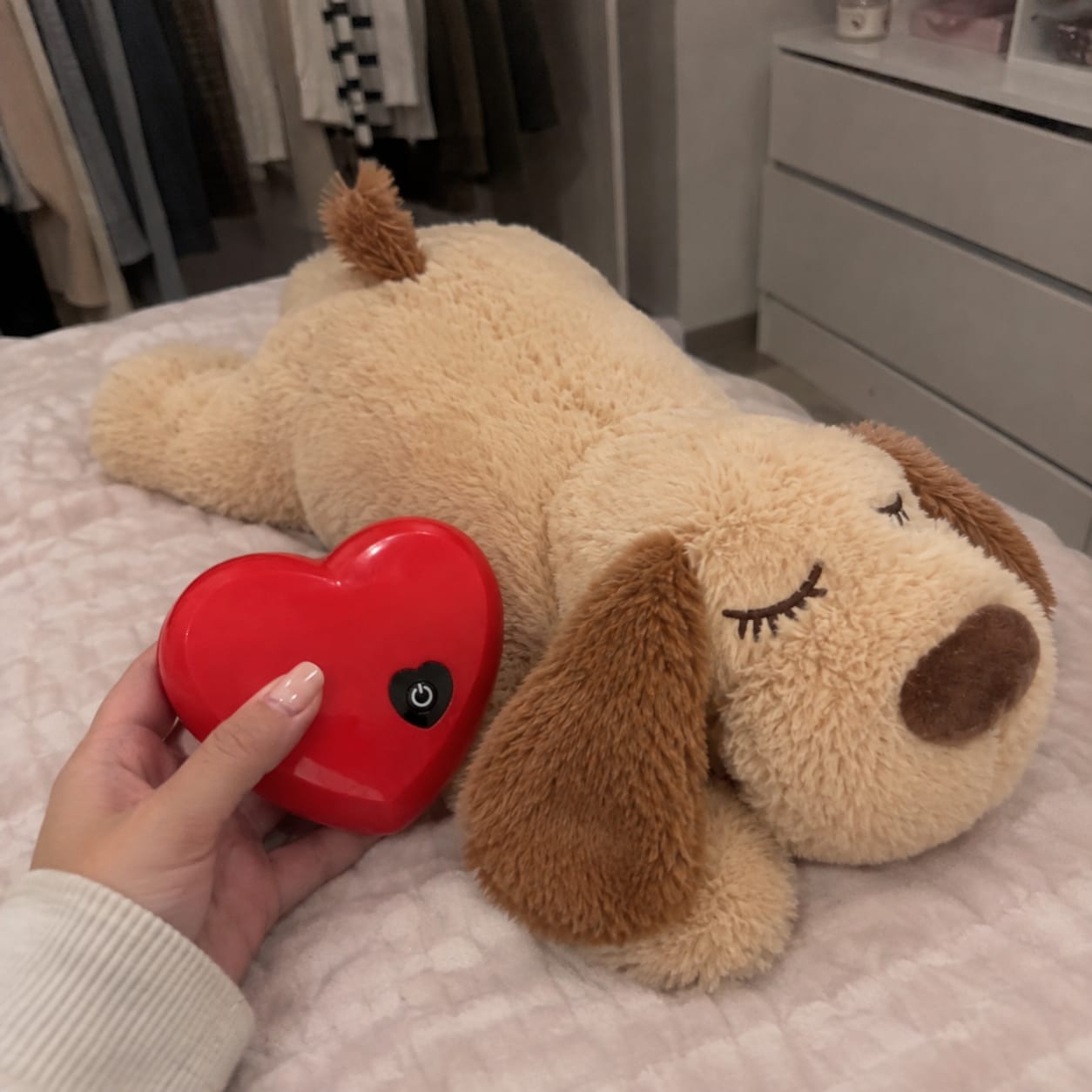 Customer photo review of Luniva - Baby Heartbeat Comfort Plush