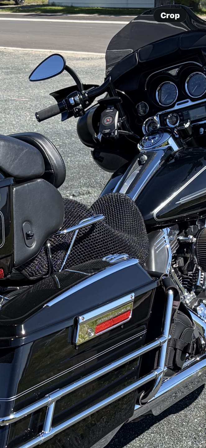 Customer photo review of Wind Rider Seat Cover