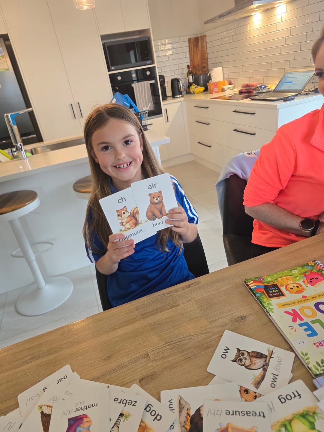 Customer photo review of Phonics Flash Cards