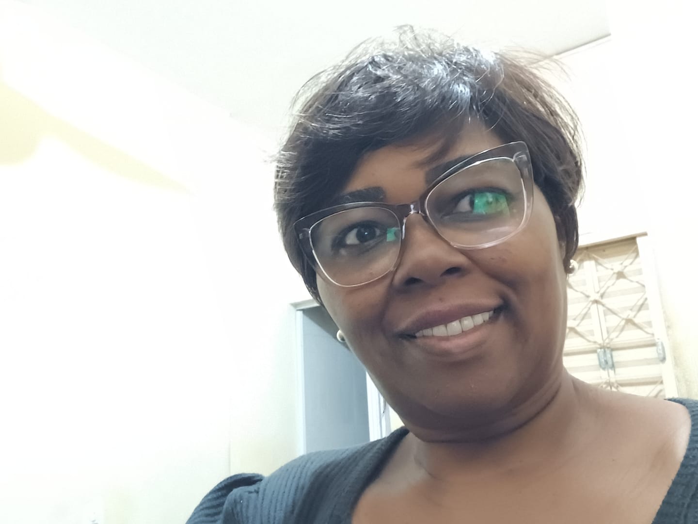 Customer photo review of Peruca Wig Humana Lunna Castanho Brown