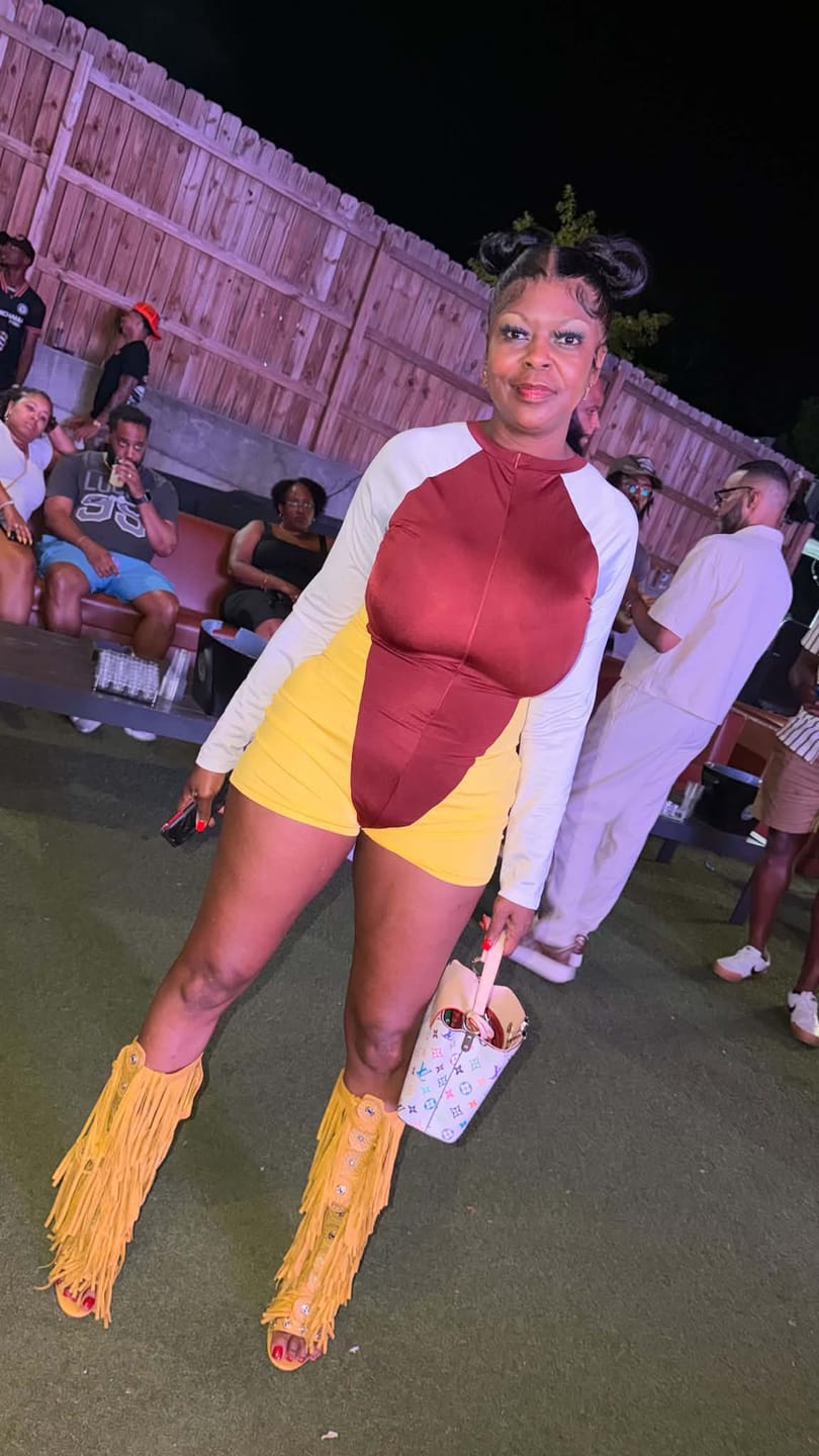Customer photo review of Three Tone Romper