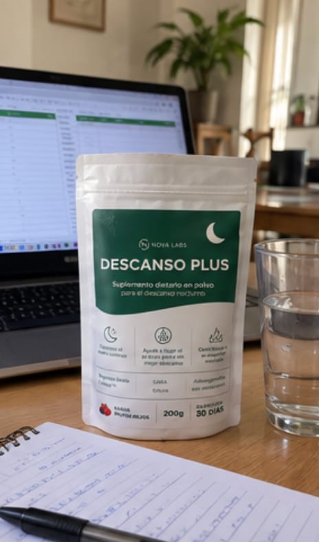 Customer photo review of DESCANSO PLUS — Suplemento natural para dormir toda la noche sin interrupciones.