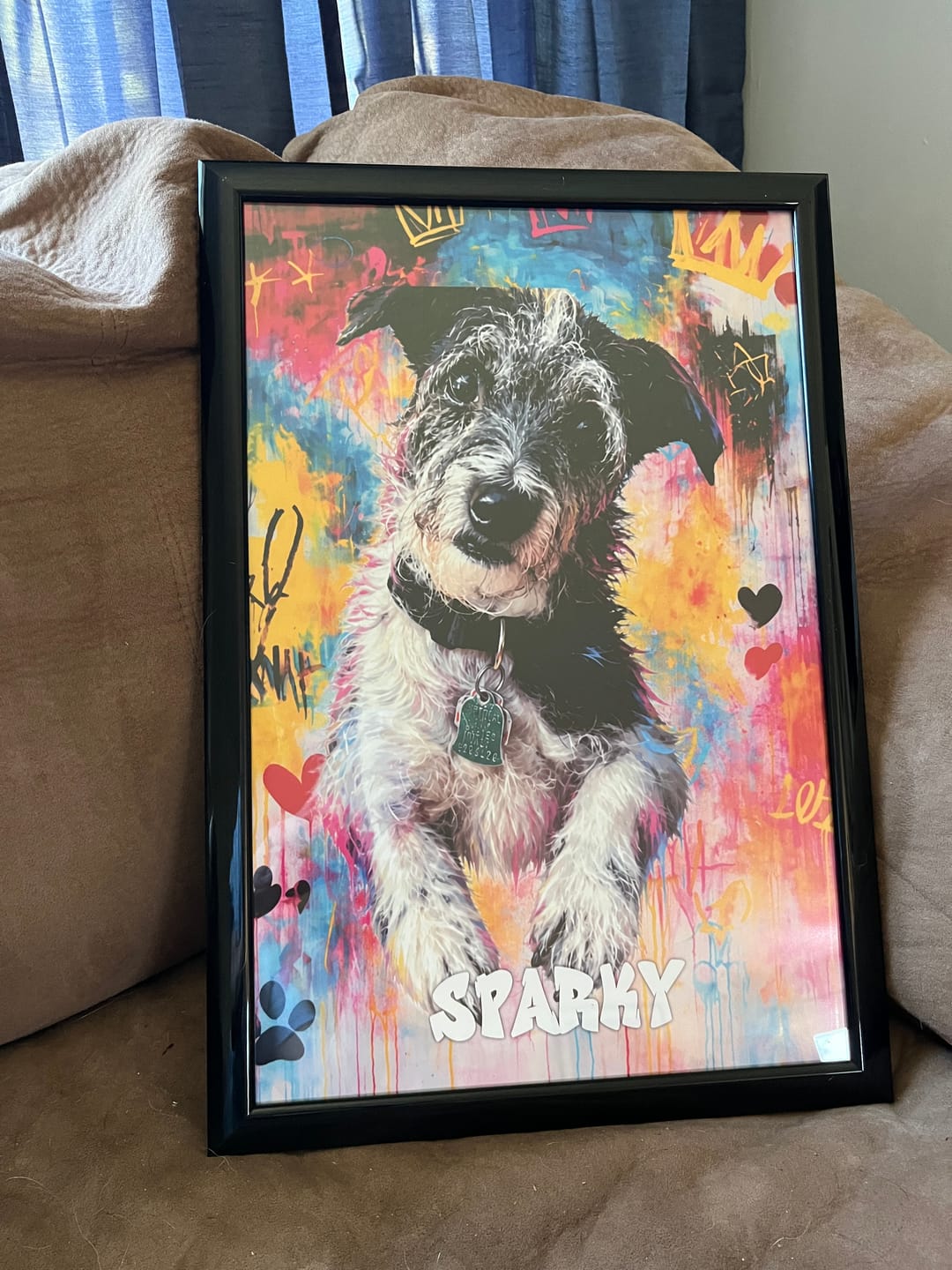 Customer photo review of Graffiti - Personalized Poster