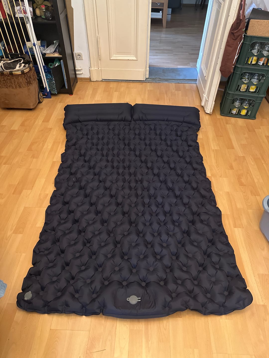 Customer photo review of Ultraleichte kompakte 2 in 1 Isomatte – Ideal für jedes Abenteuer zu zweit.