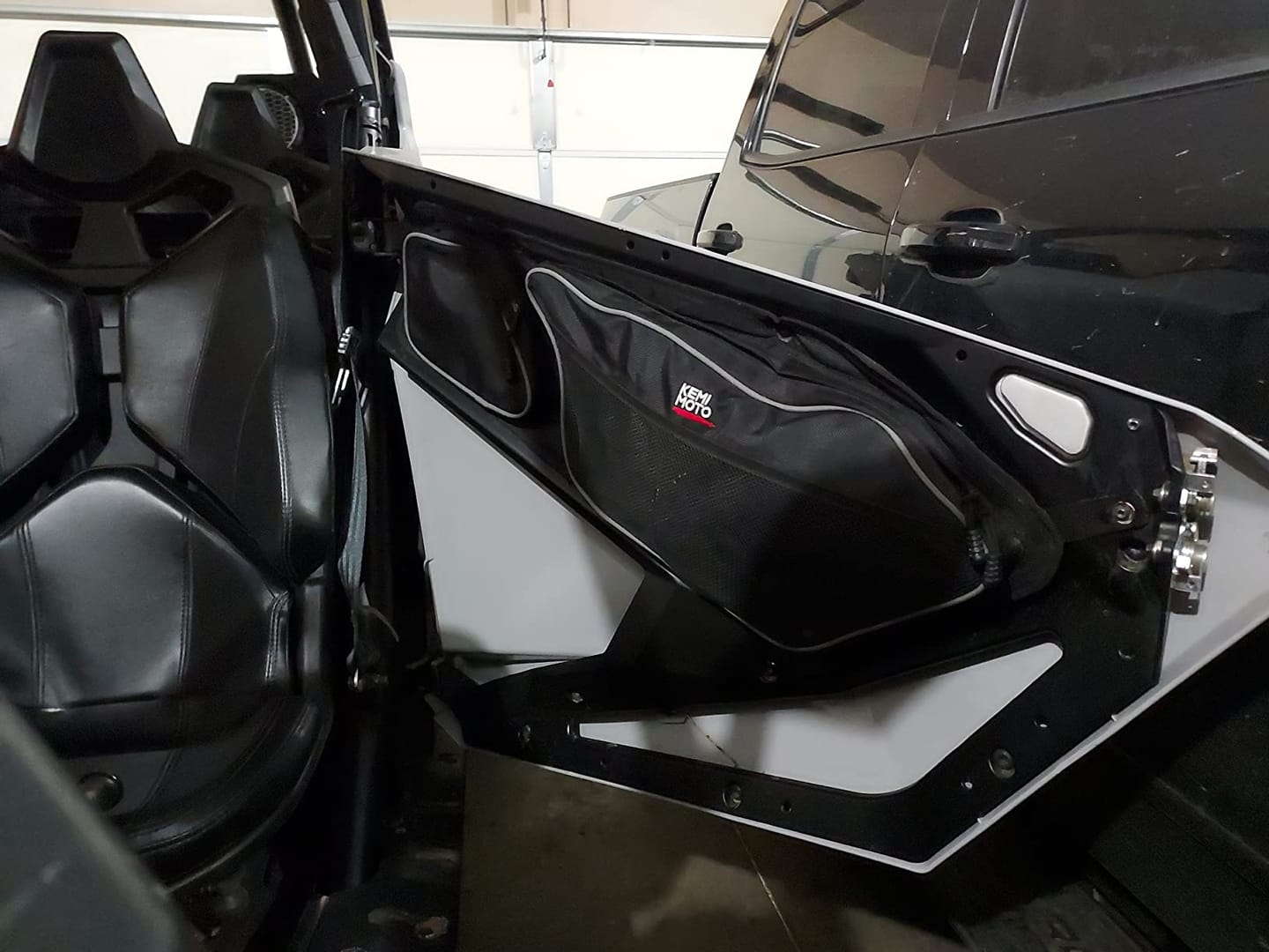 Customer photo review of Front Door Bag with Removable Knee Pad for Polaris RZR PRO XP 2020-2023